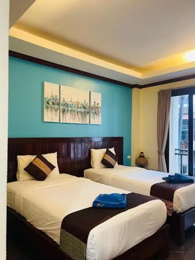 Bed in Wind Beach Resort