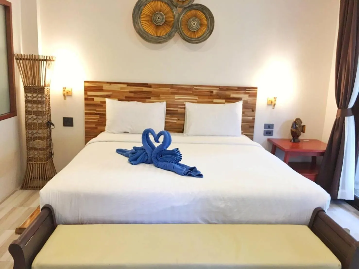 Bed in Wind Beach Resort