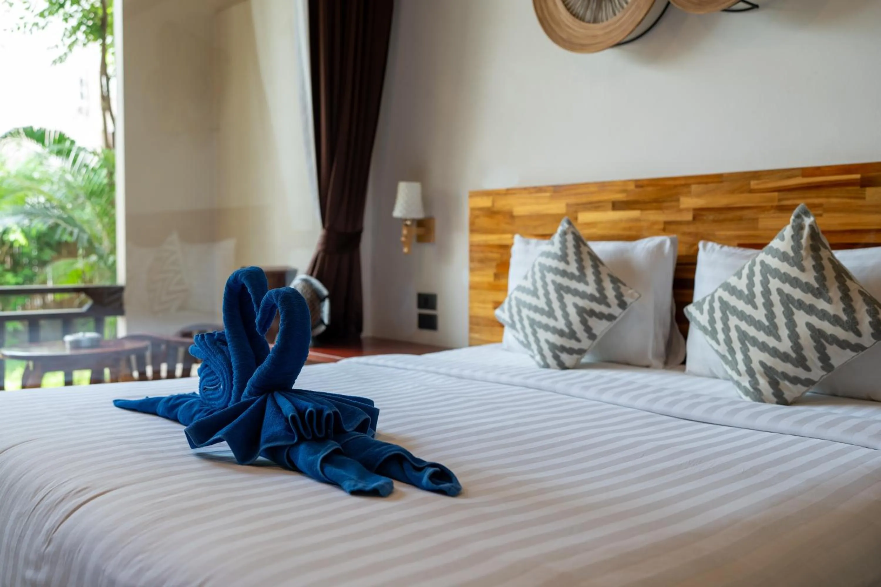 Bed in Wind Beach Resort