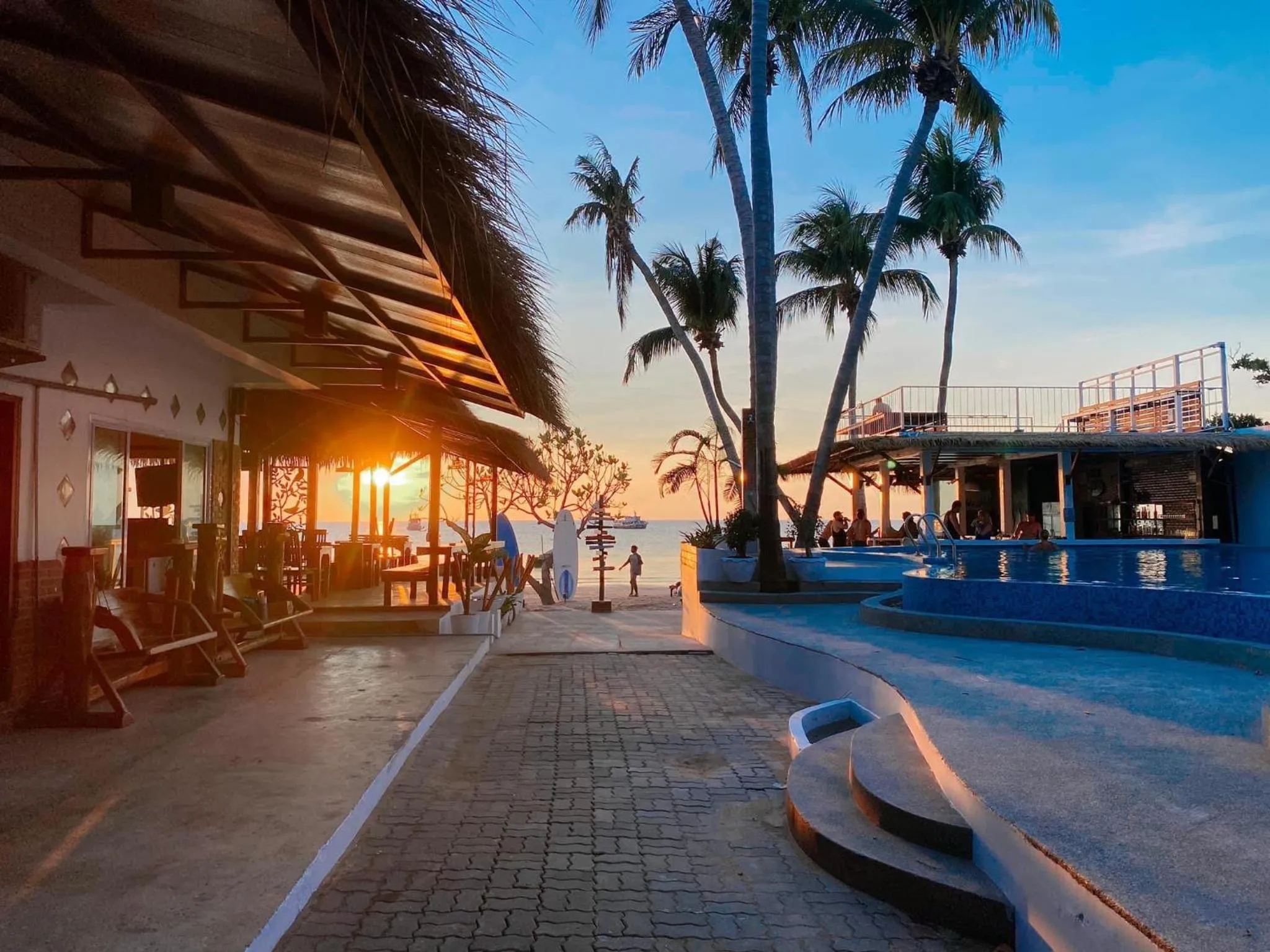 Pool view in Wind Beach Resort