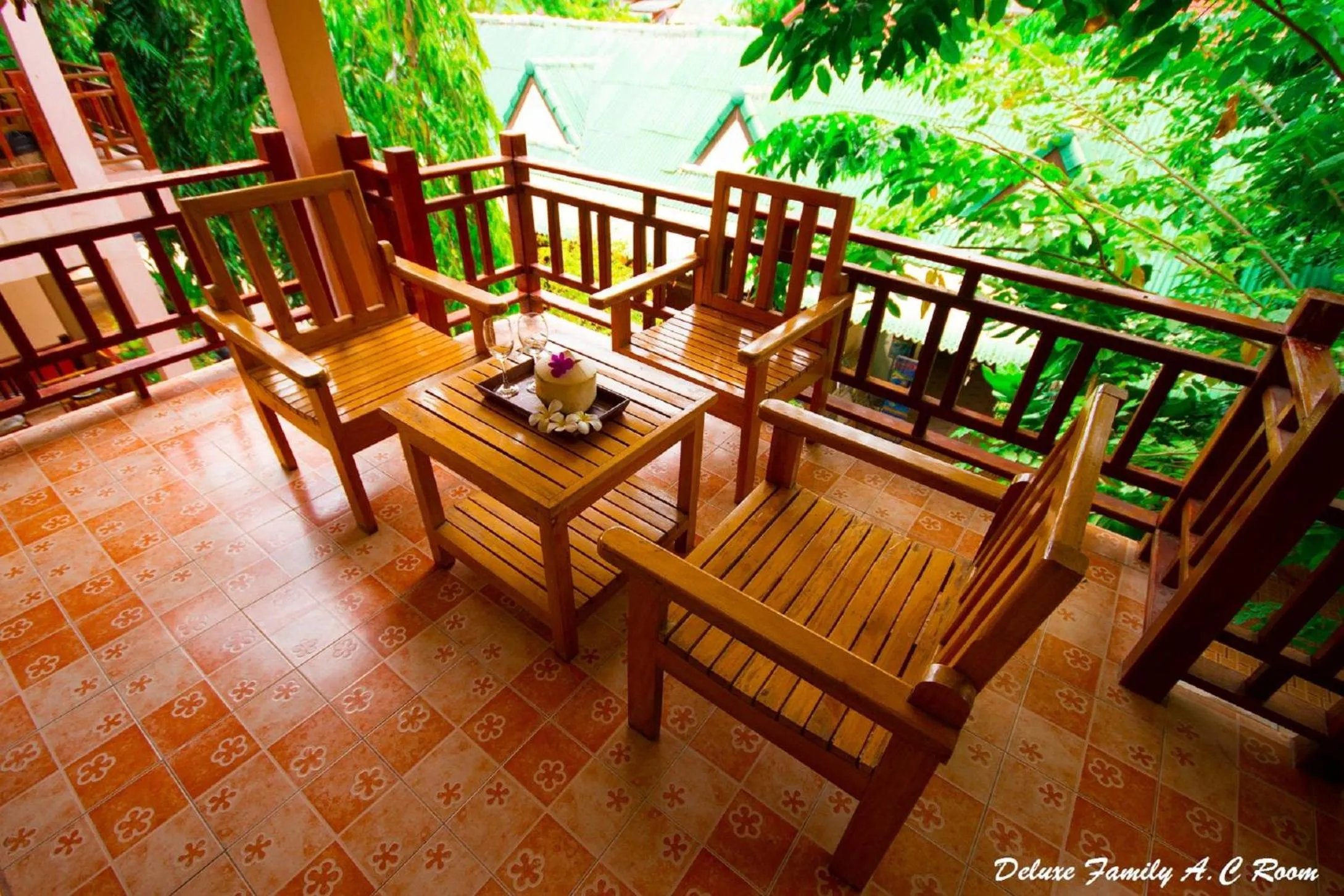 Patio in Wind Beach Resort