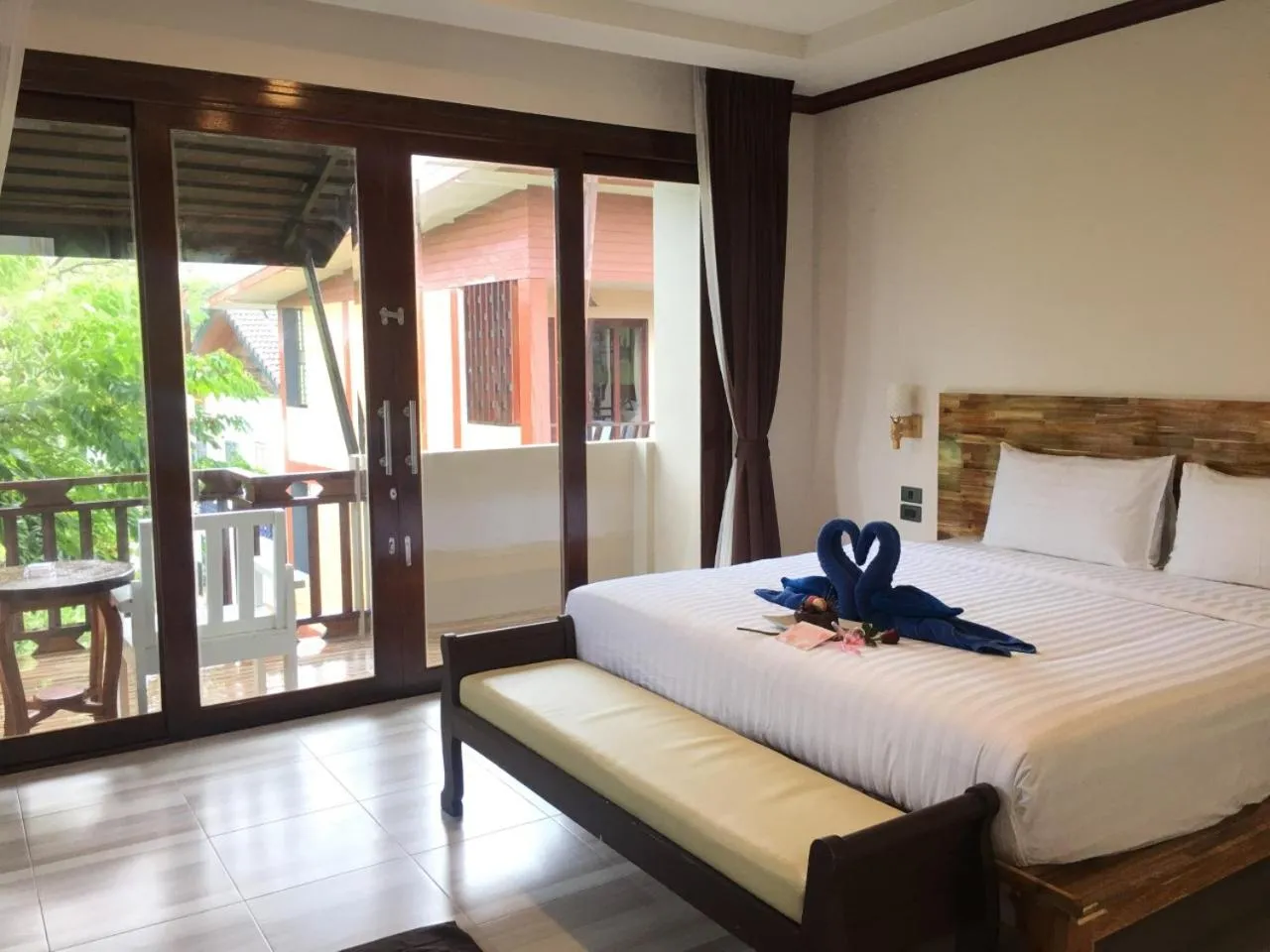 Bed in Wind Beach Resort