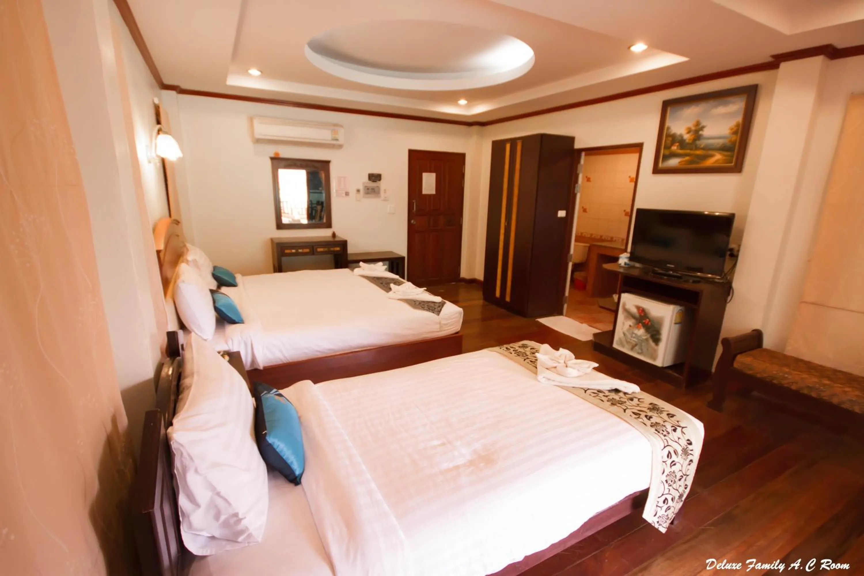 Bed in Wind Beach Resort