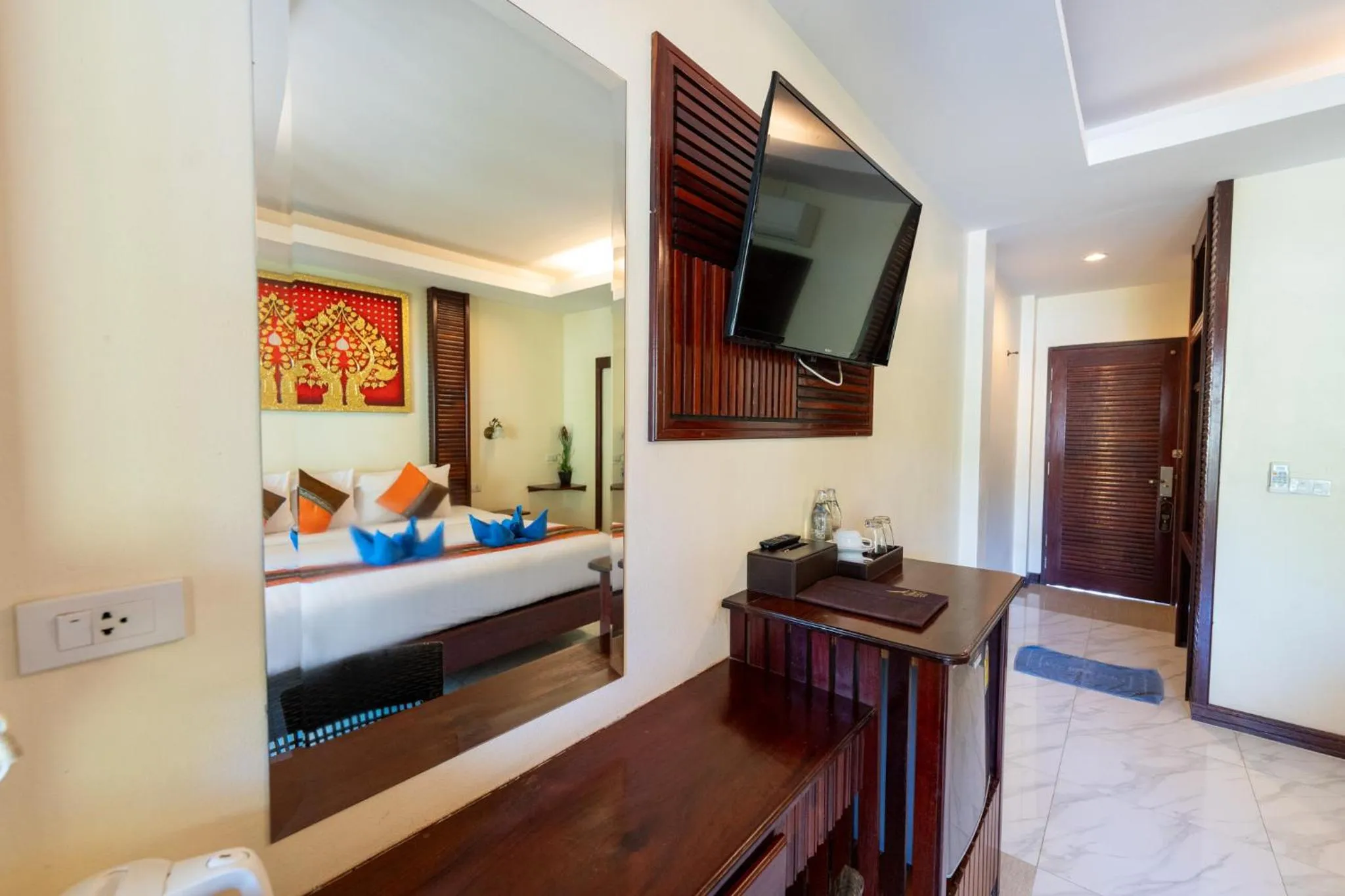TV and multimedia, Bed in Wind Beach Resort