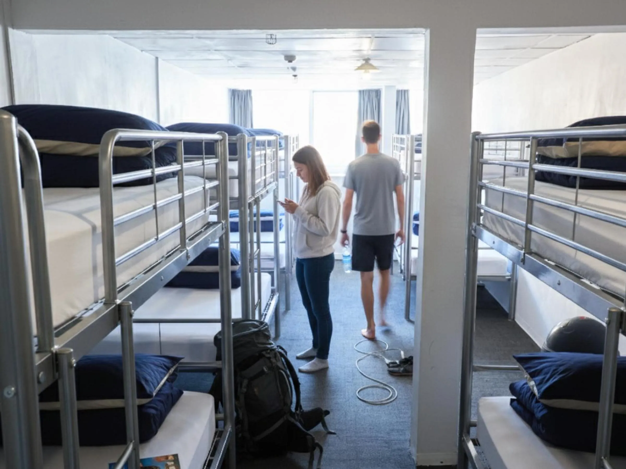 Bedroom, Bed in Attic Backpackers
