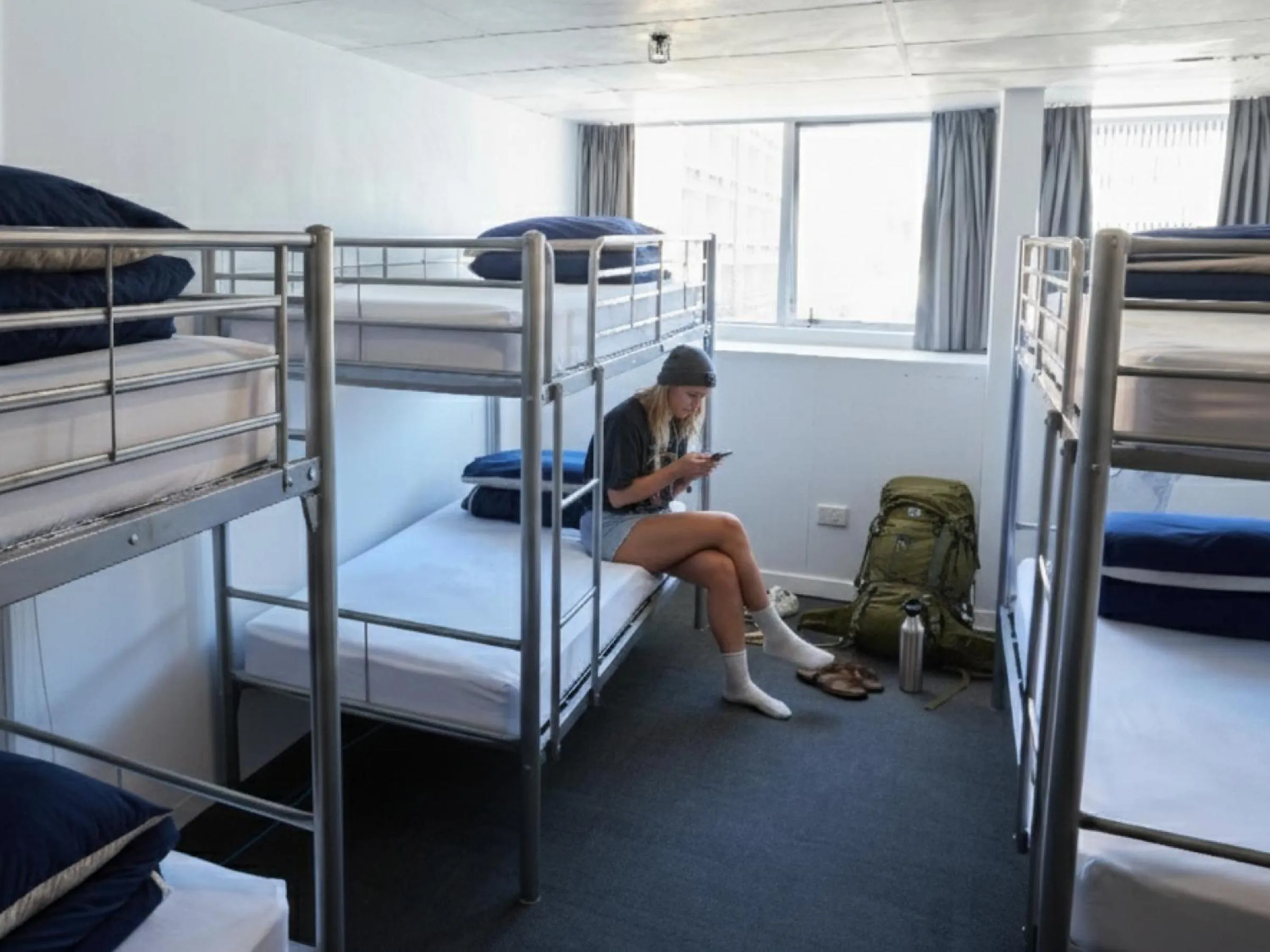 Bedroom, Bed in Attic Backpackers