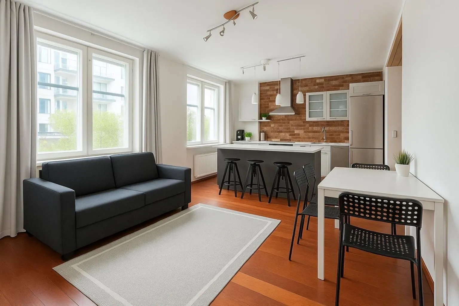 City Home Finland Ratina - Spacious Studio with Own SAUNA and Great Location Next to Uros Live Arena