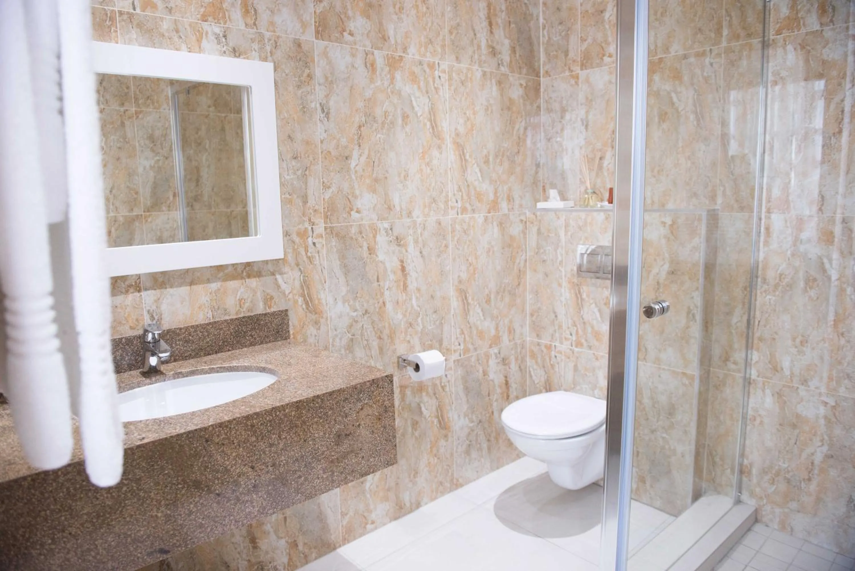 Toilet in Britannia Hotel