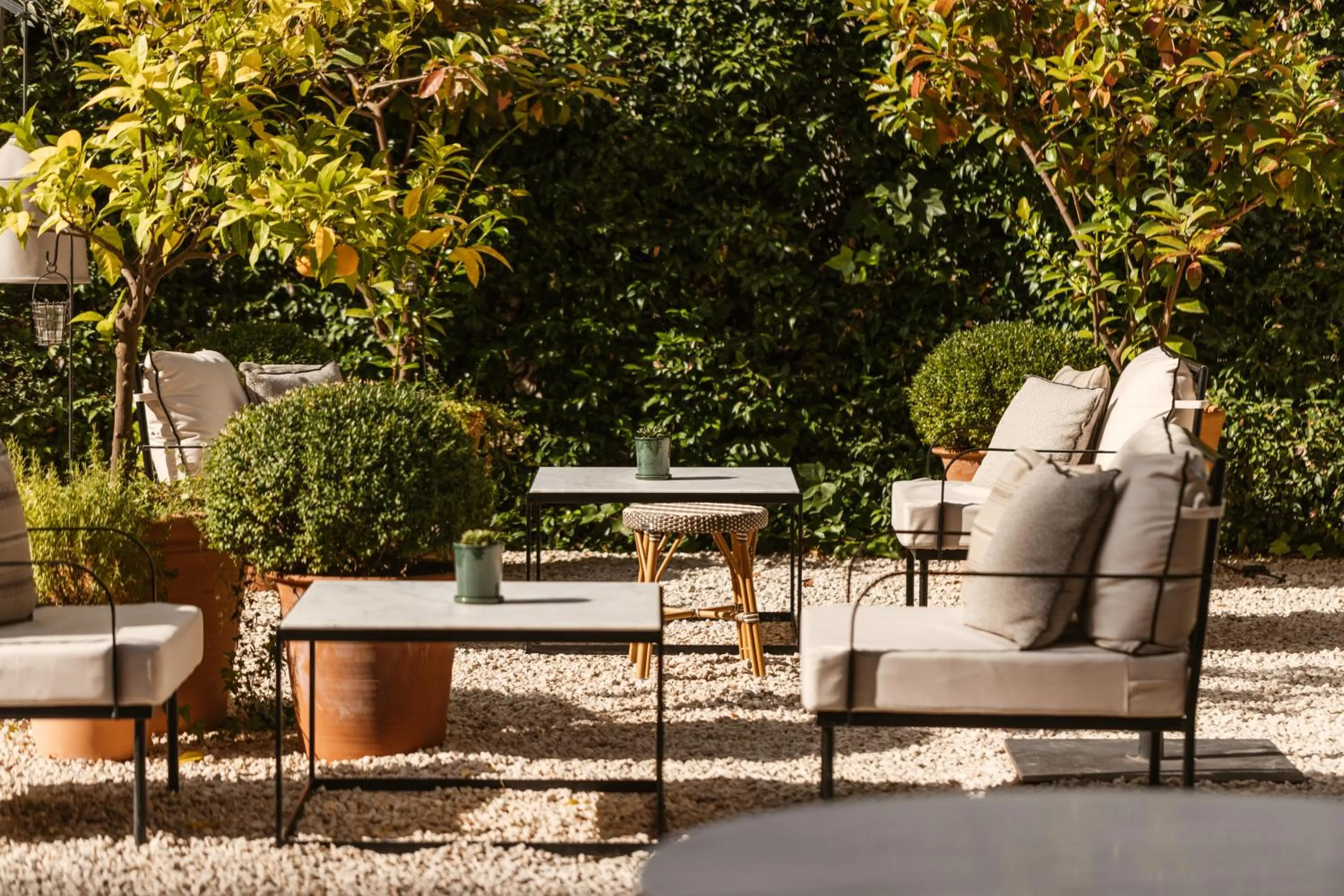 Garden in Hotel Único Madrid, Small Luxury Hotels