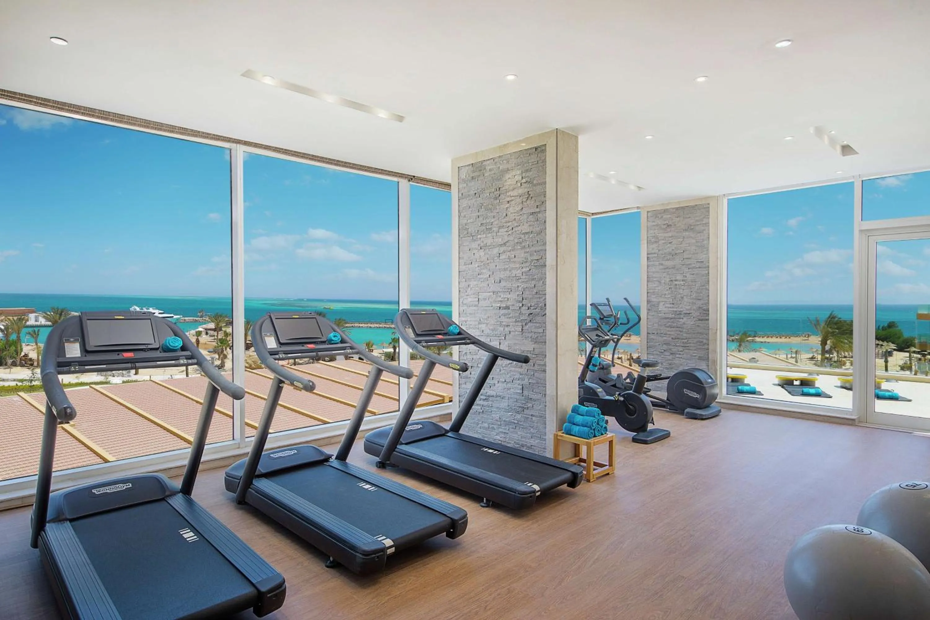 Fitness centre/facilities in Hilton Hurghada Plaza Hotel