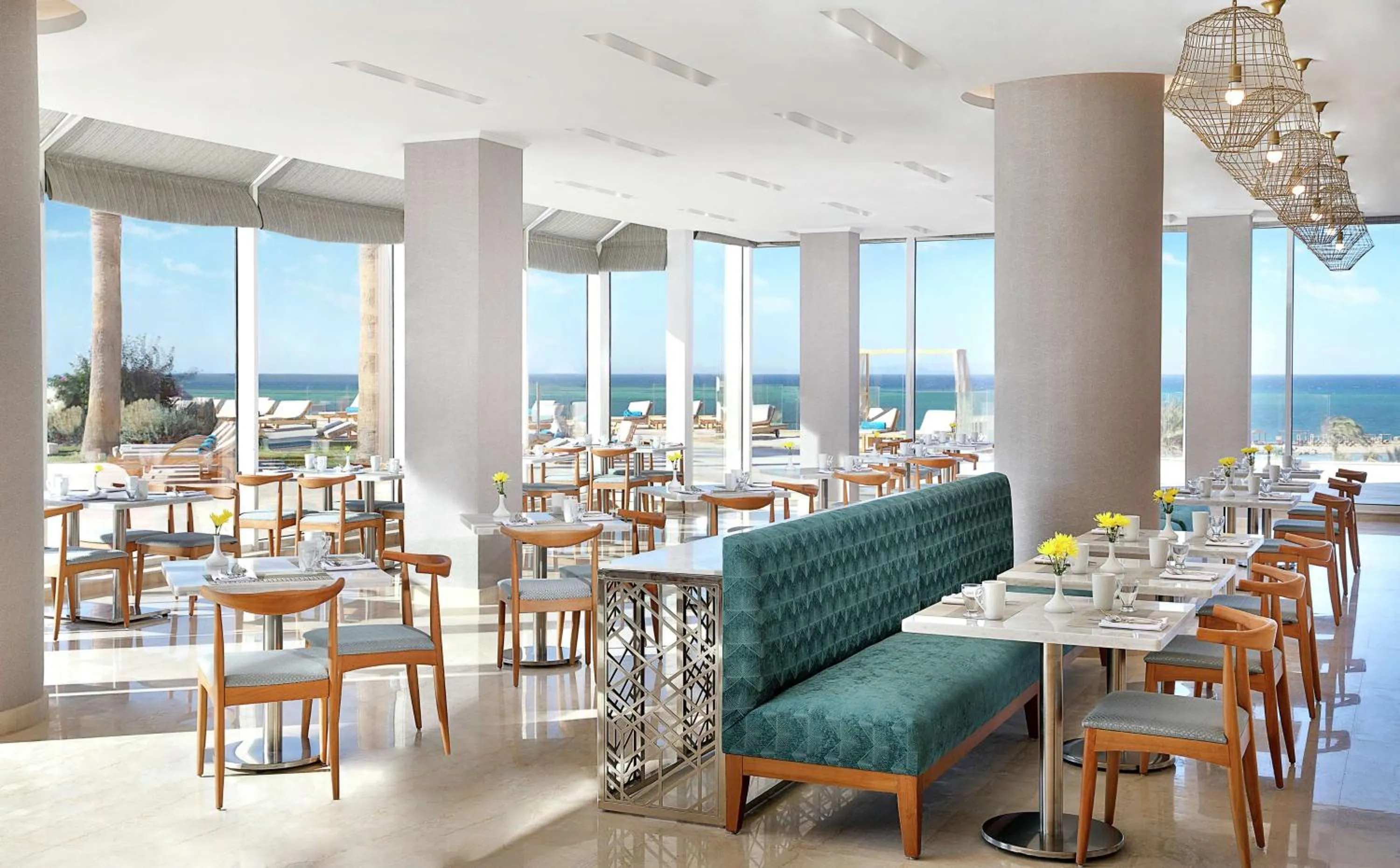 Breakfast in Hilton Hurghada Plaza Hotel