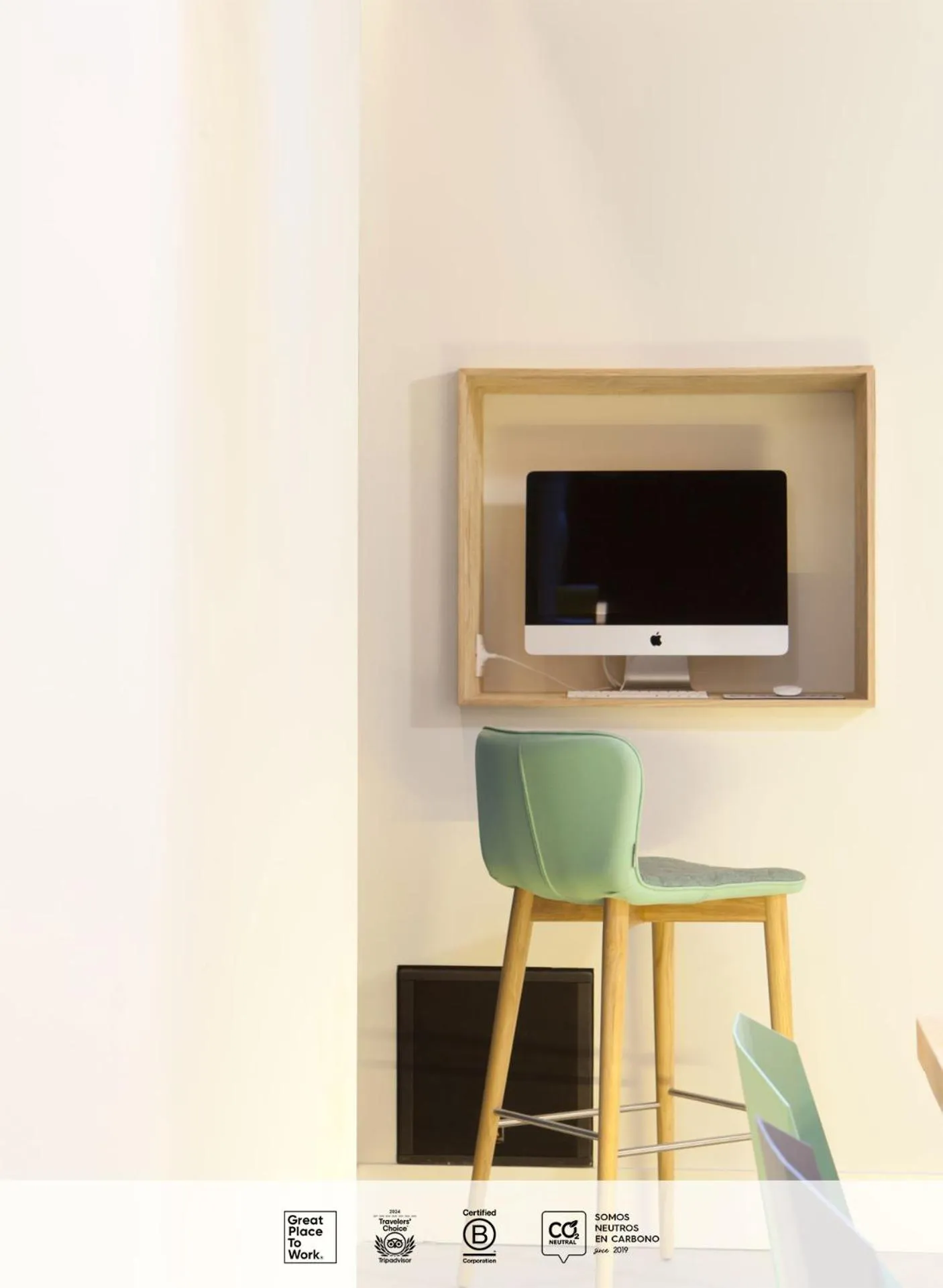 Area and facilities in SLEEP'N Atocha - B Corp Certified