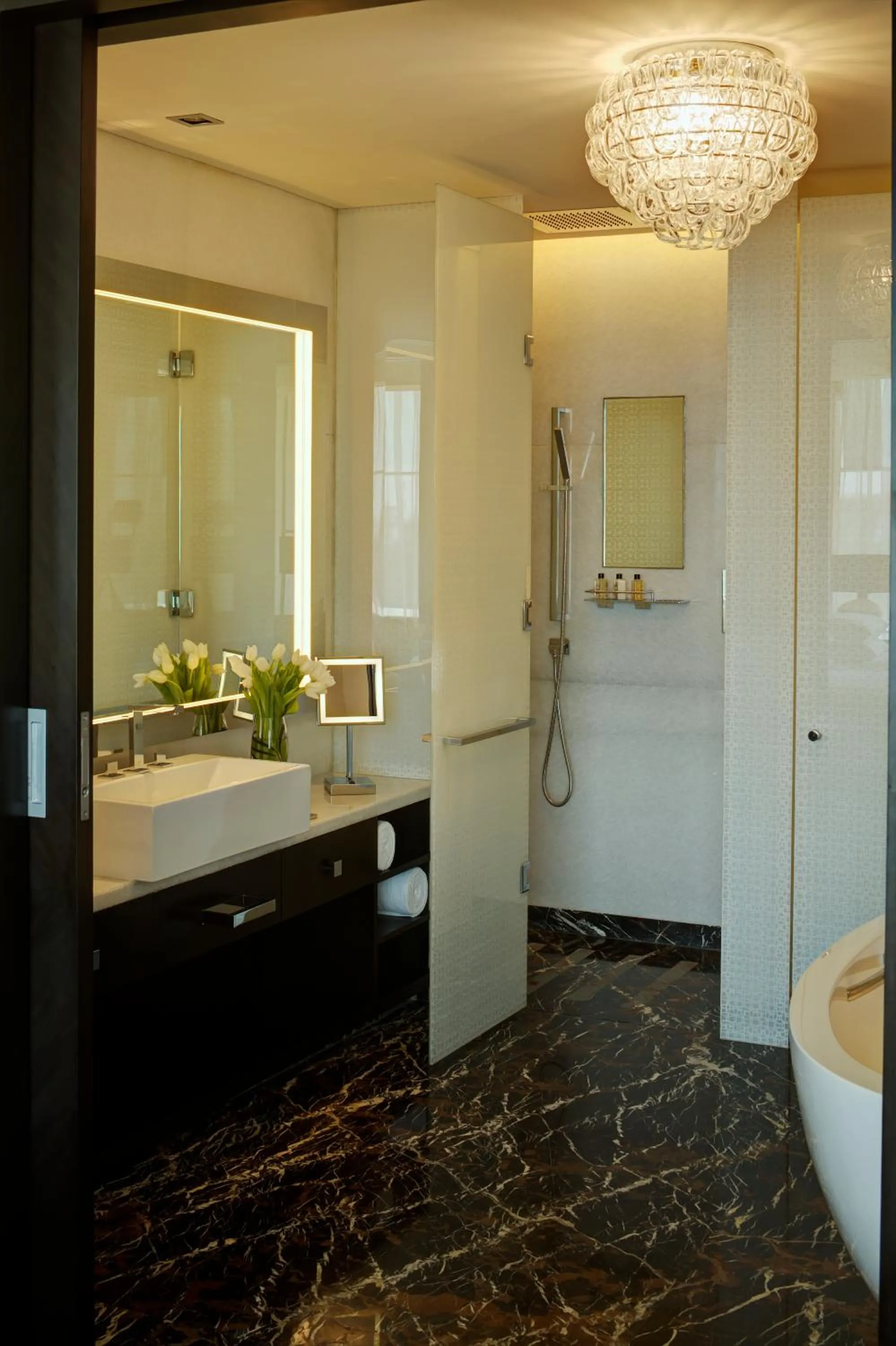 Shower in Park Hyatt Hotel and Residences, Hyderabad