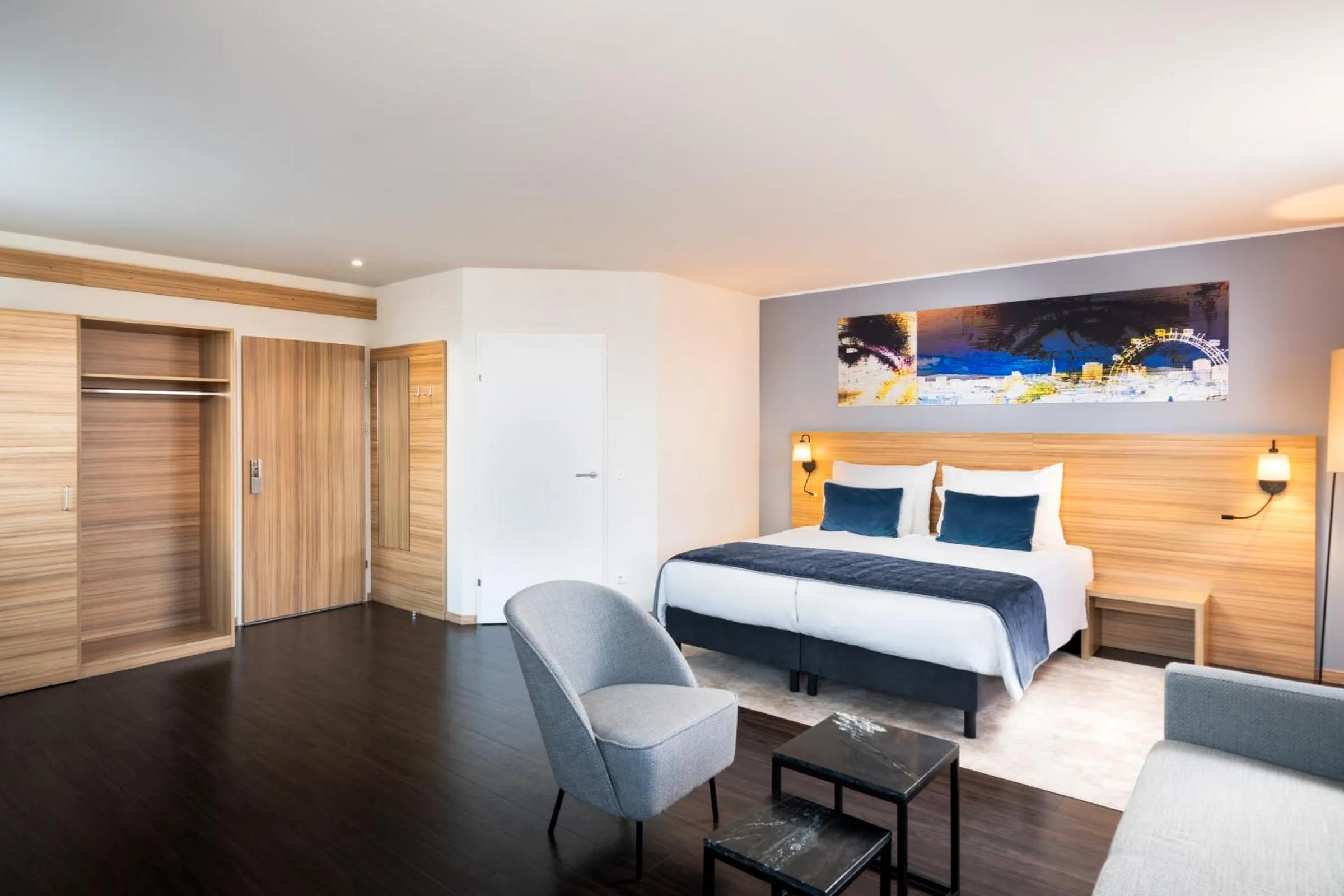 Bed in Leonardo Hotel Vienna Schönbrunn