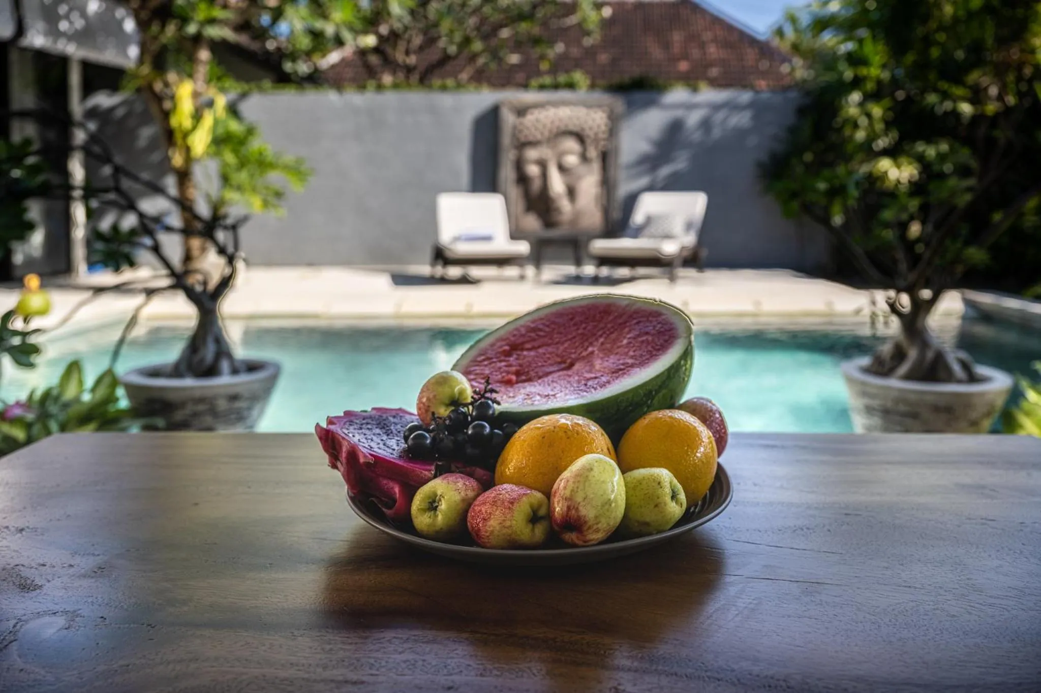 Swimming pool in Jagaditha Villas