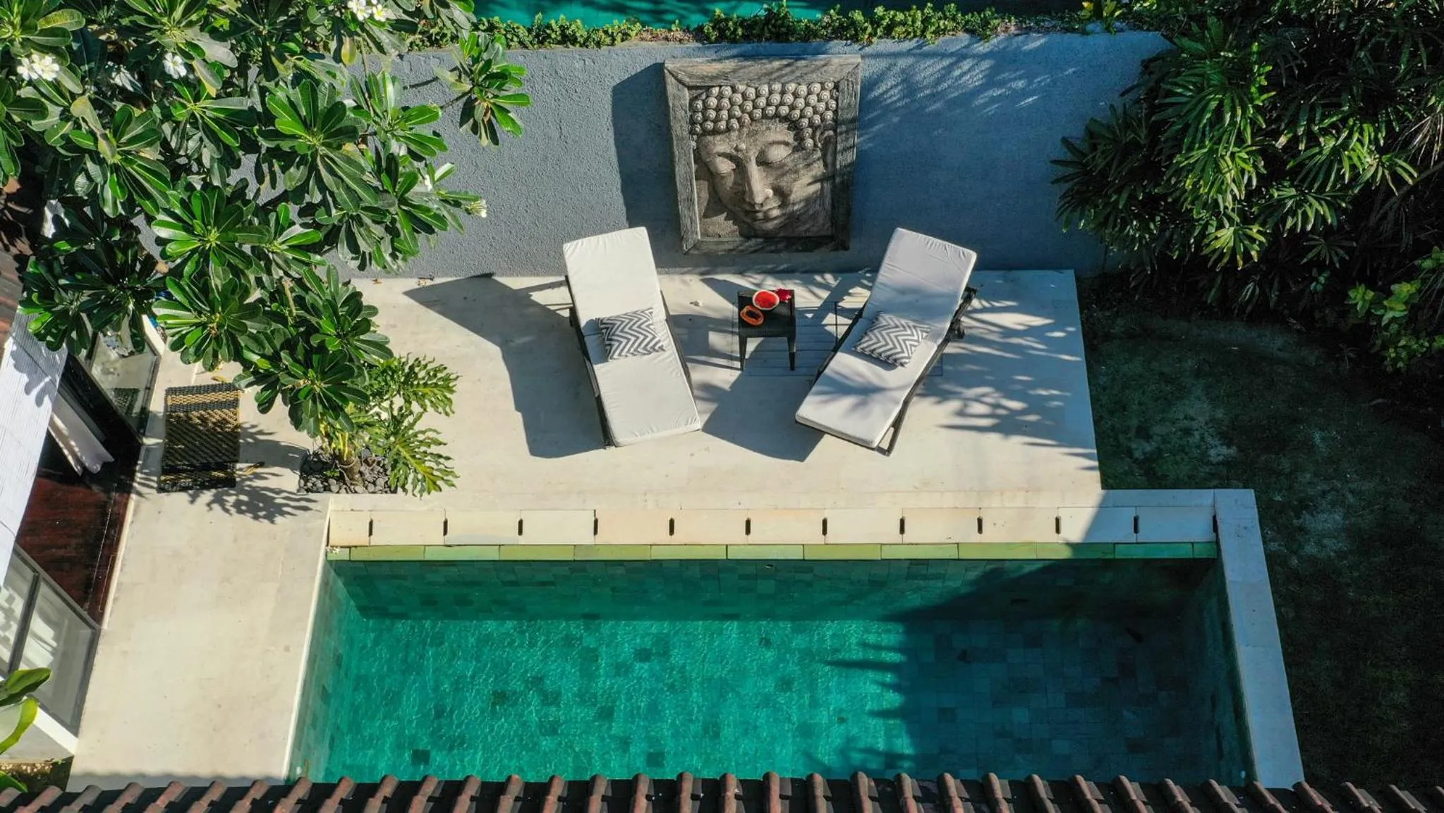 Pool view in Jagaditha Villas