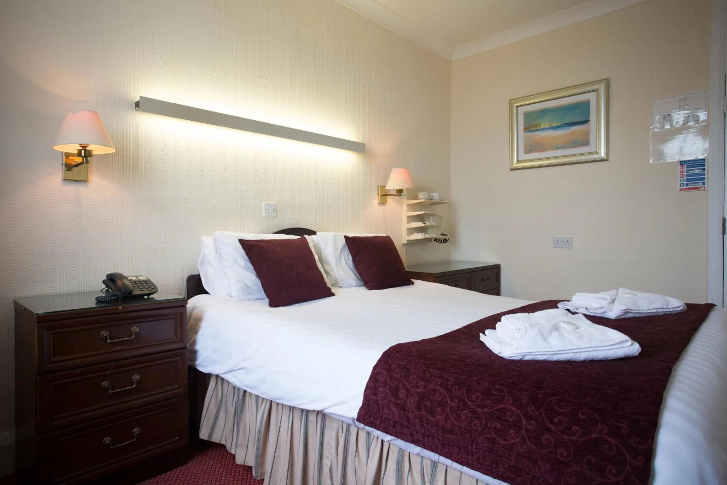 Bed in Hotel Sheraton