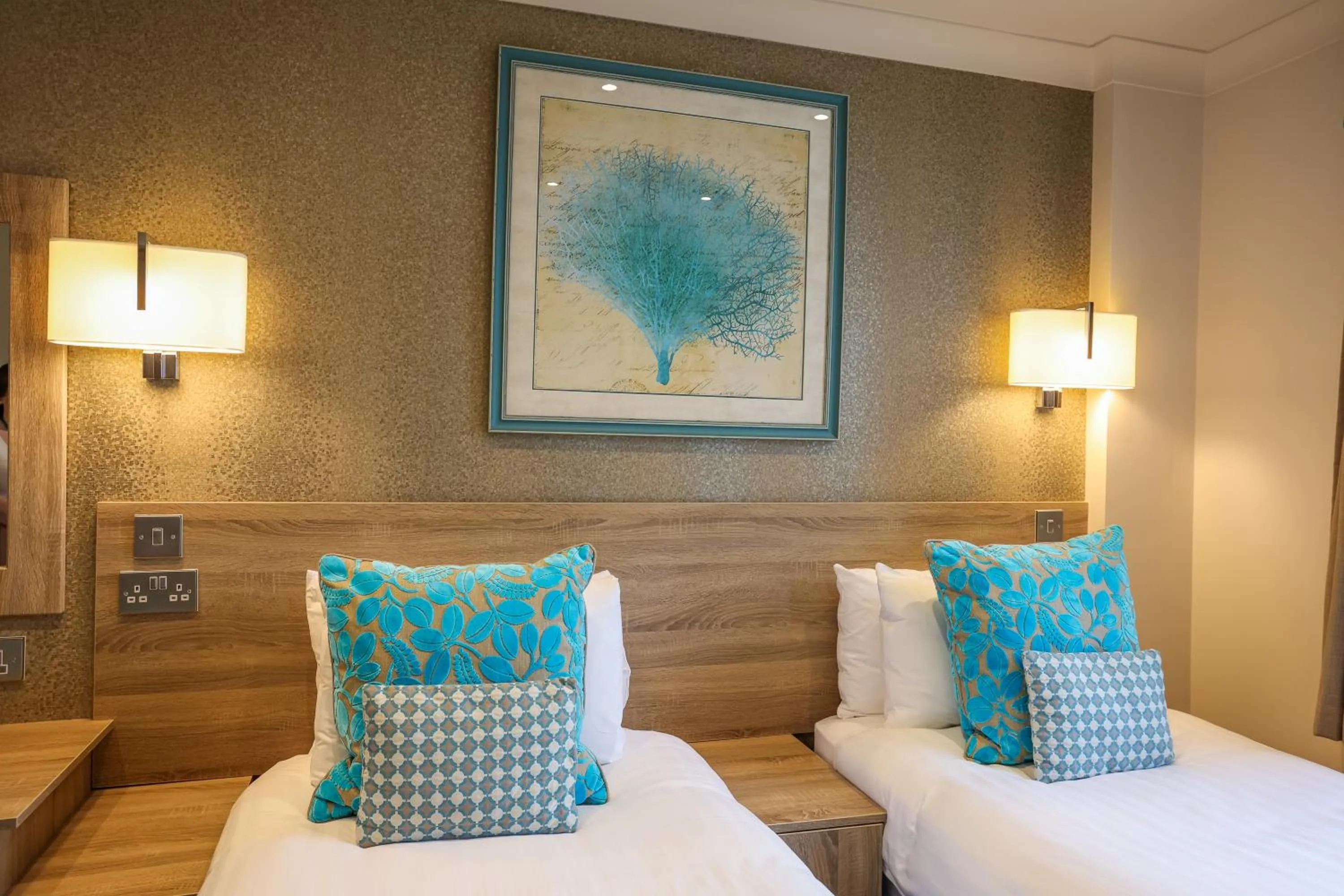 Bed in Hotel Sheraton