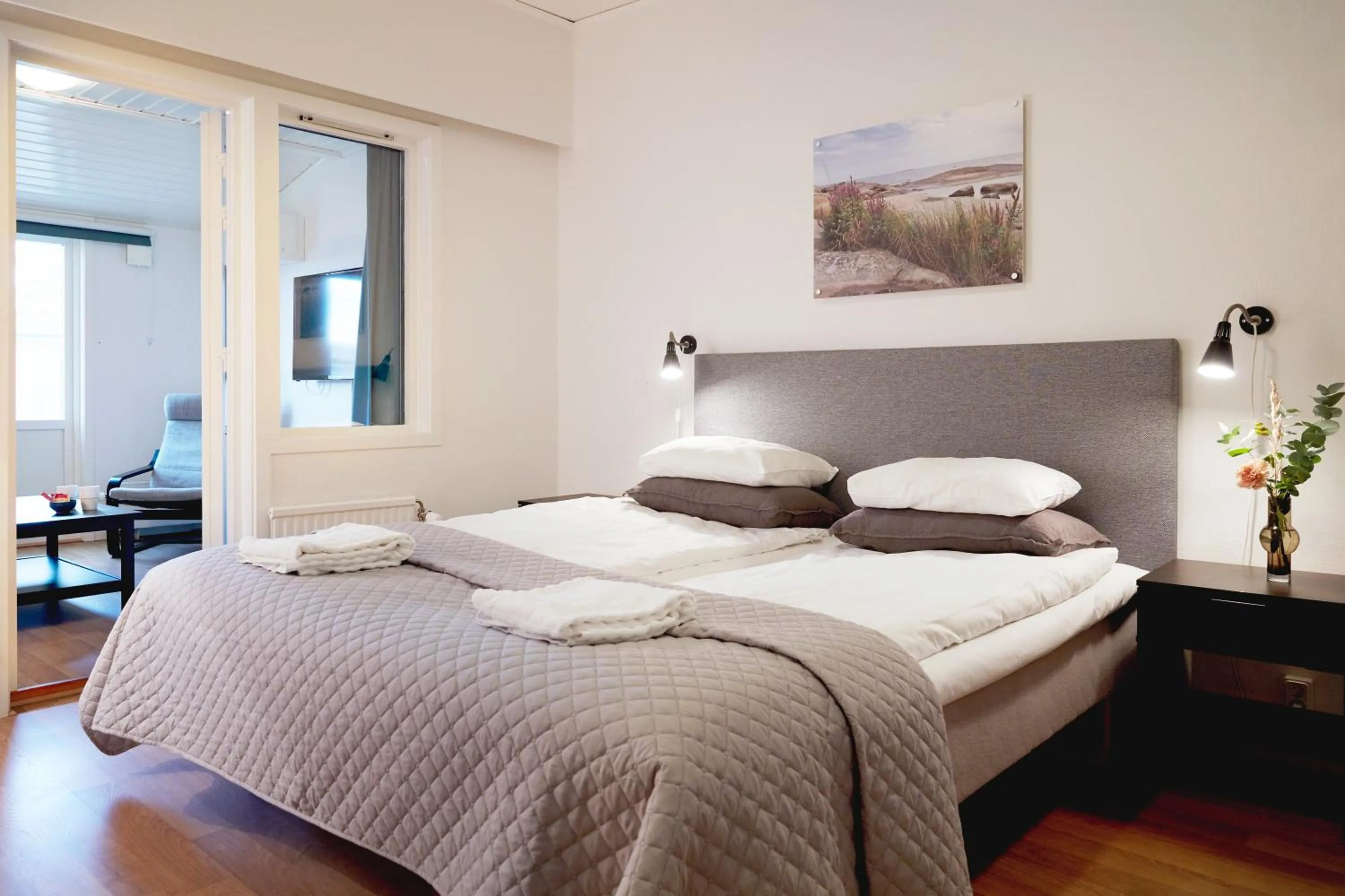 Bed in Hotell Vesterhavet