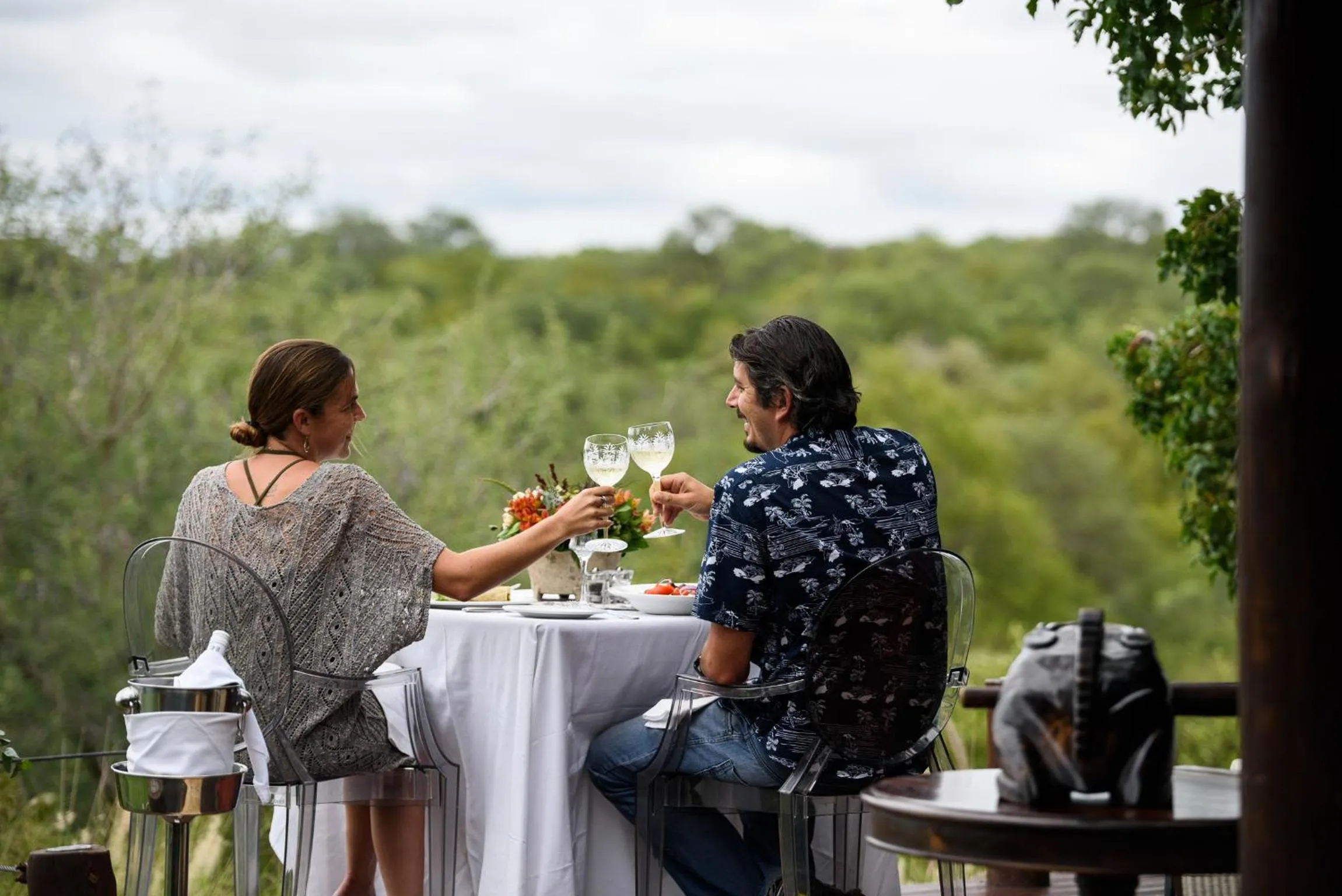 Balcony/Terrace in Khaya Ndlovu Safari Manor