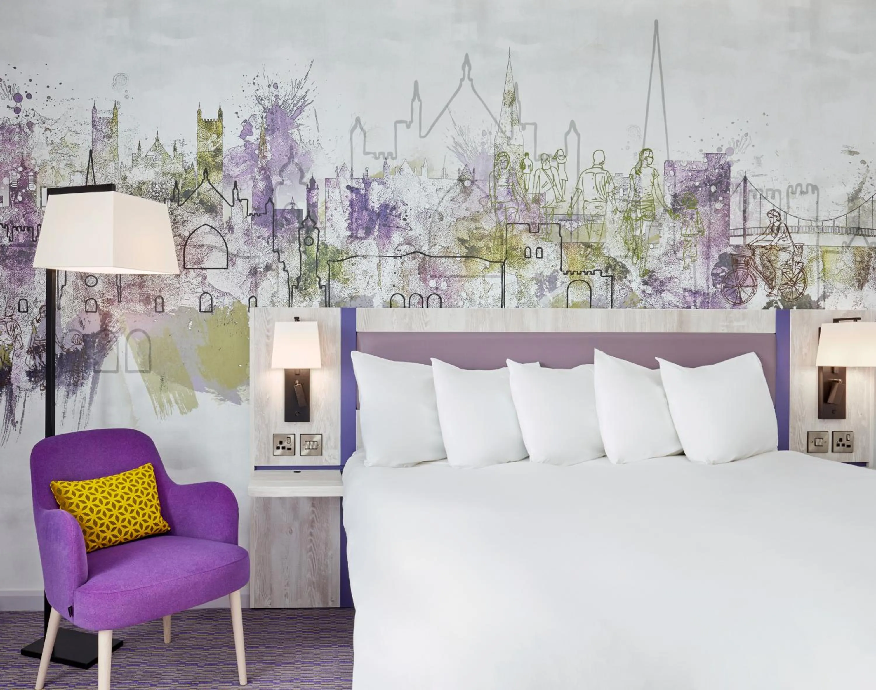 Property logo or sign, Bed in Leonardo Hotel Exeter