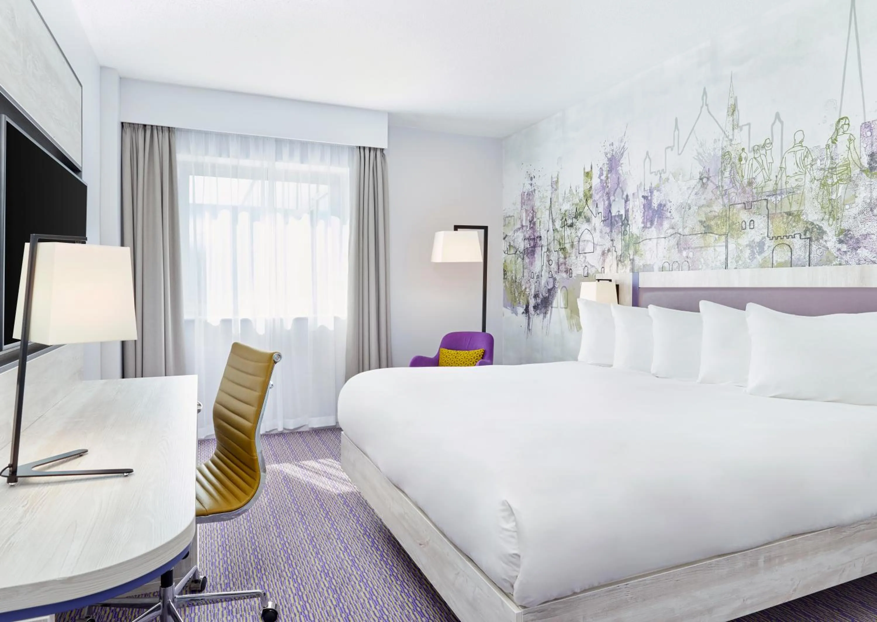 Bedroom, Bed in Leonardo Hotel Exeter