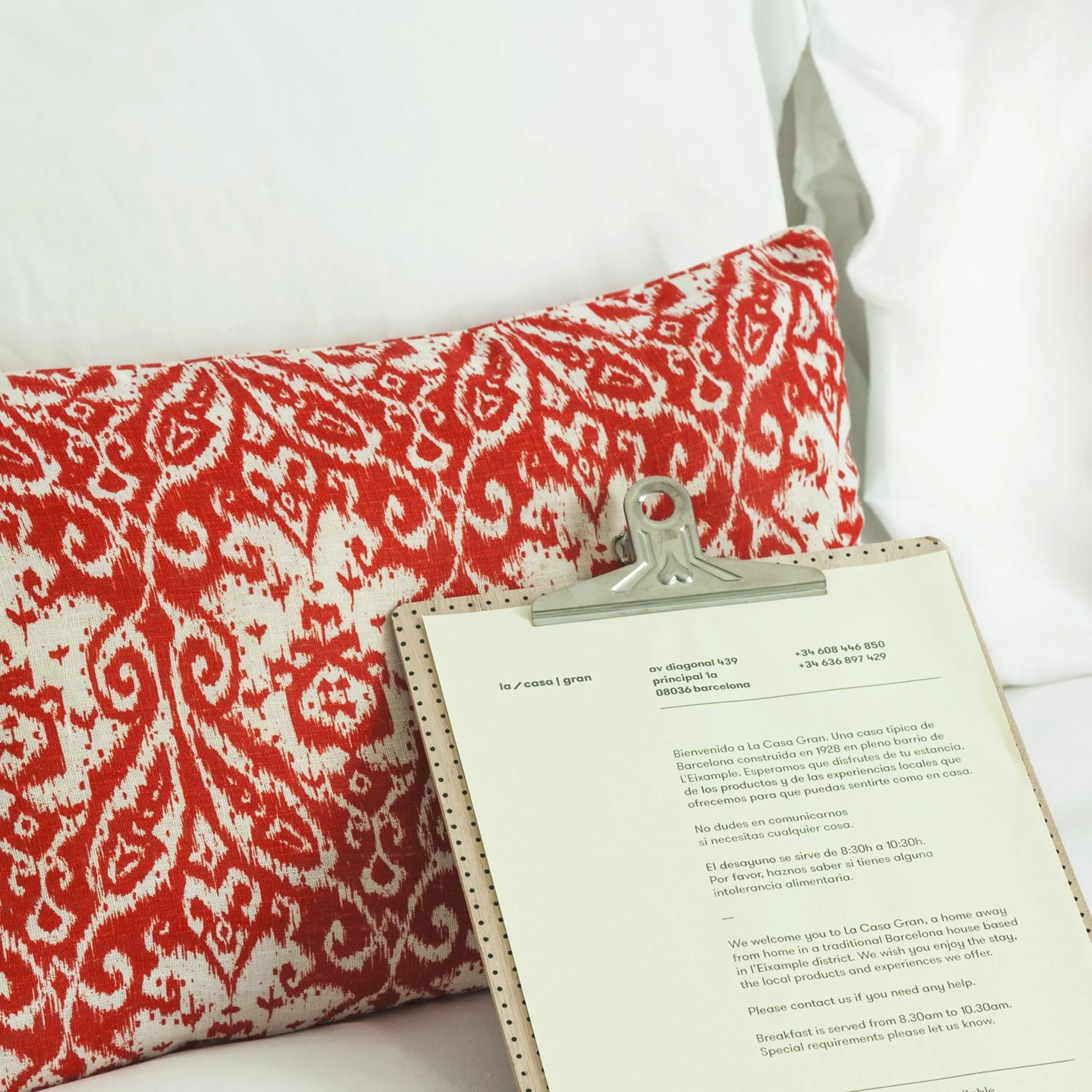 Decorative detail, Bed in La Casa Gran B&B