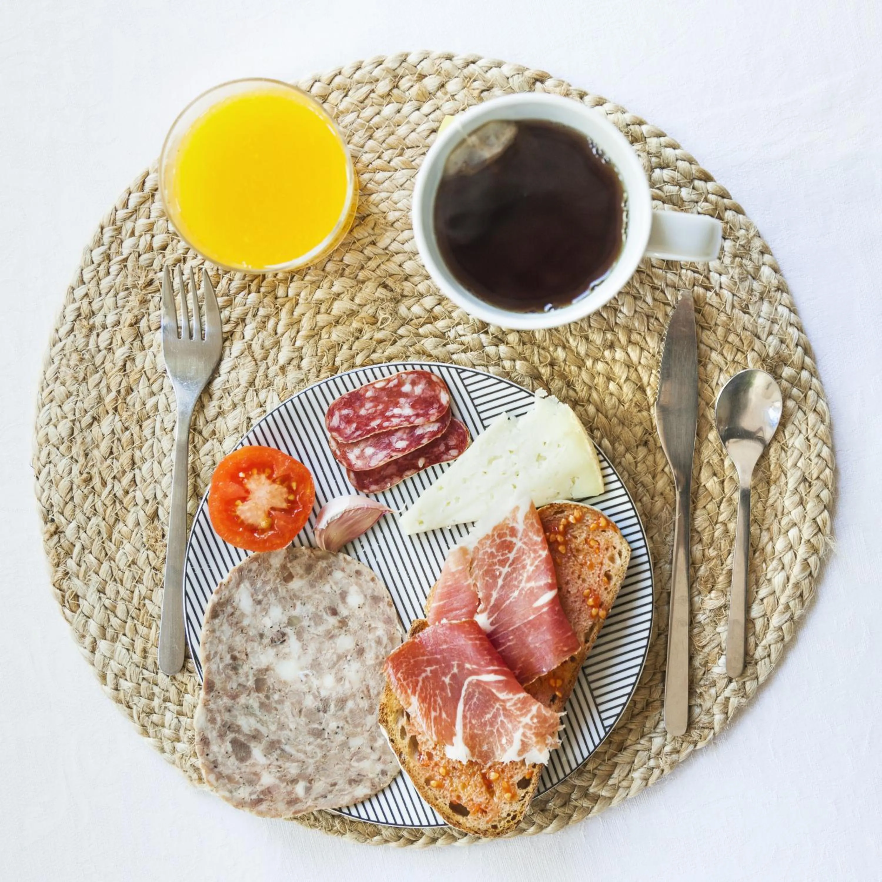 Food close-up in La Casa Gran B&B