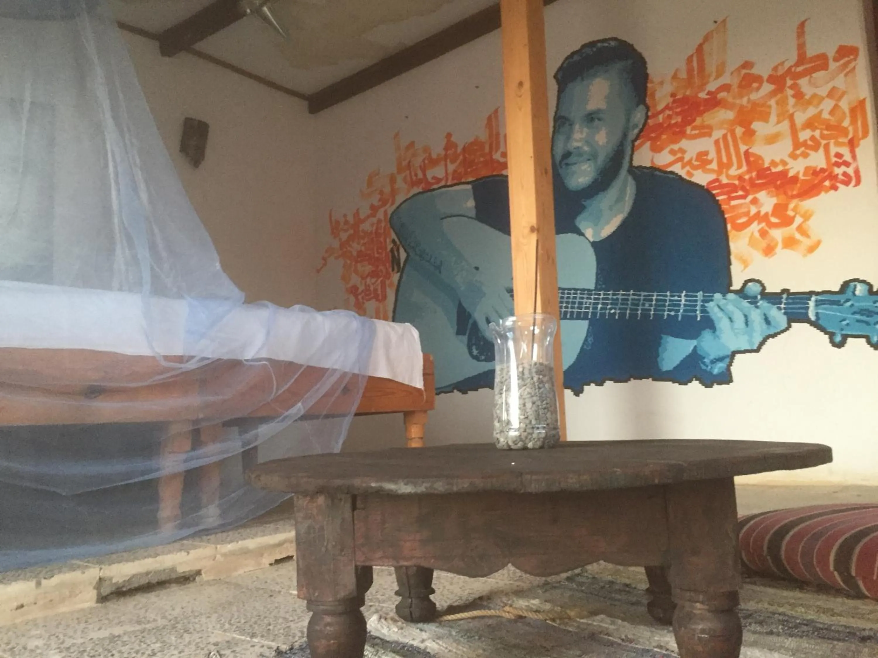 Bed in Deep south Eco-lodge