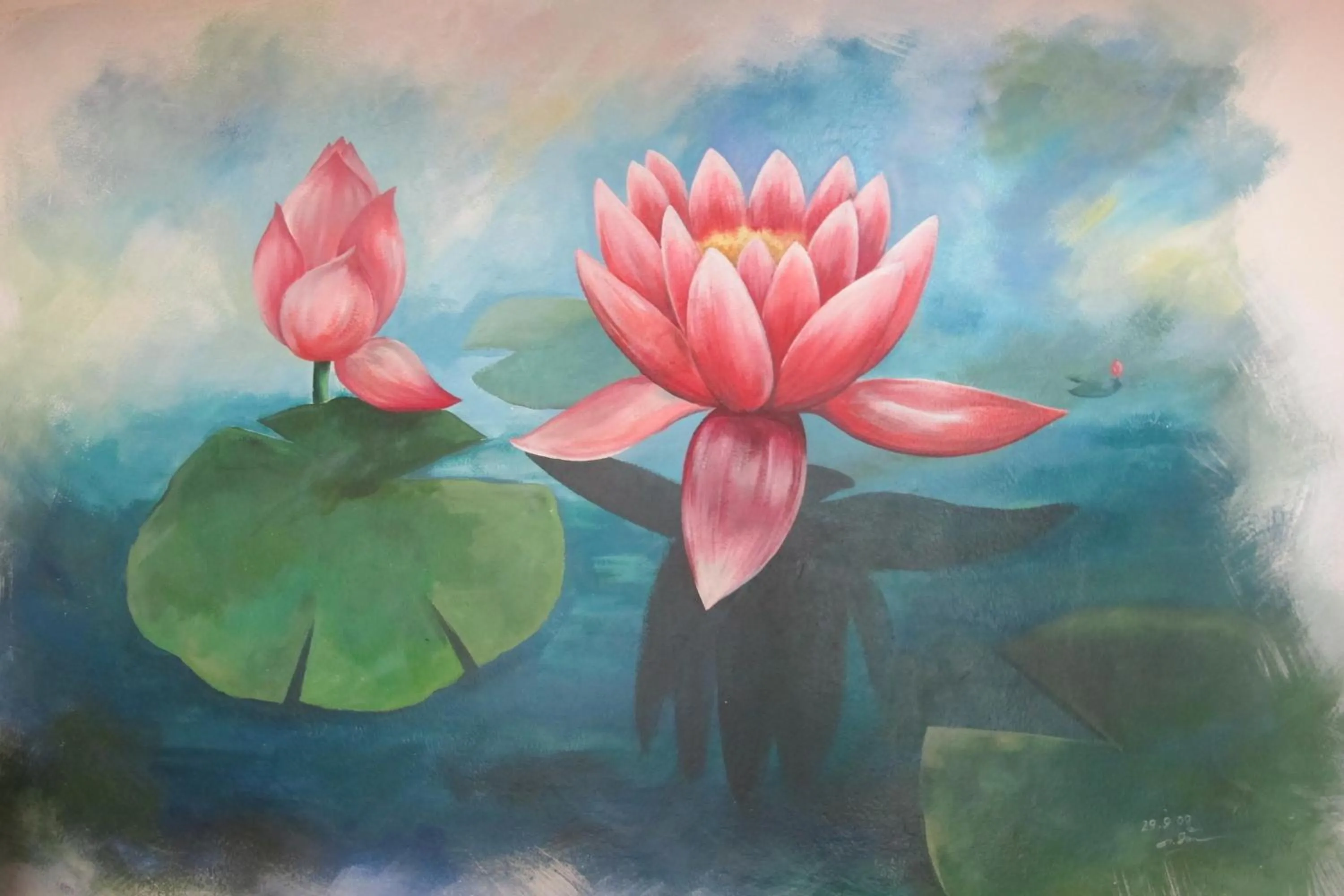 Decorative detail in Golden Lotus Place