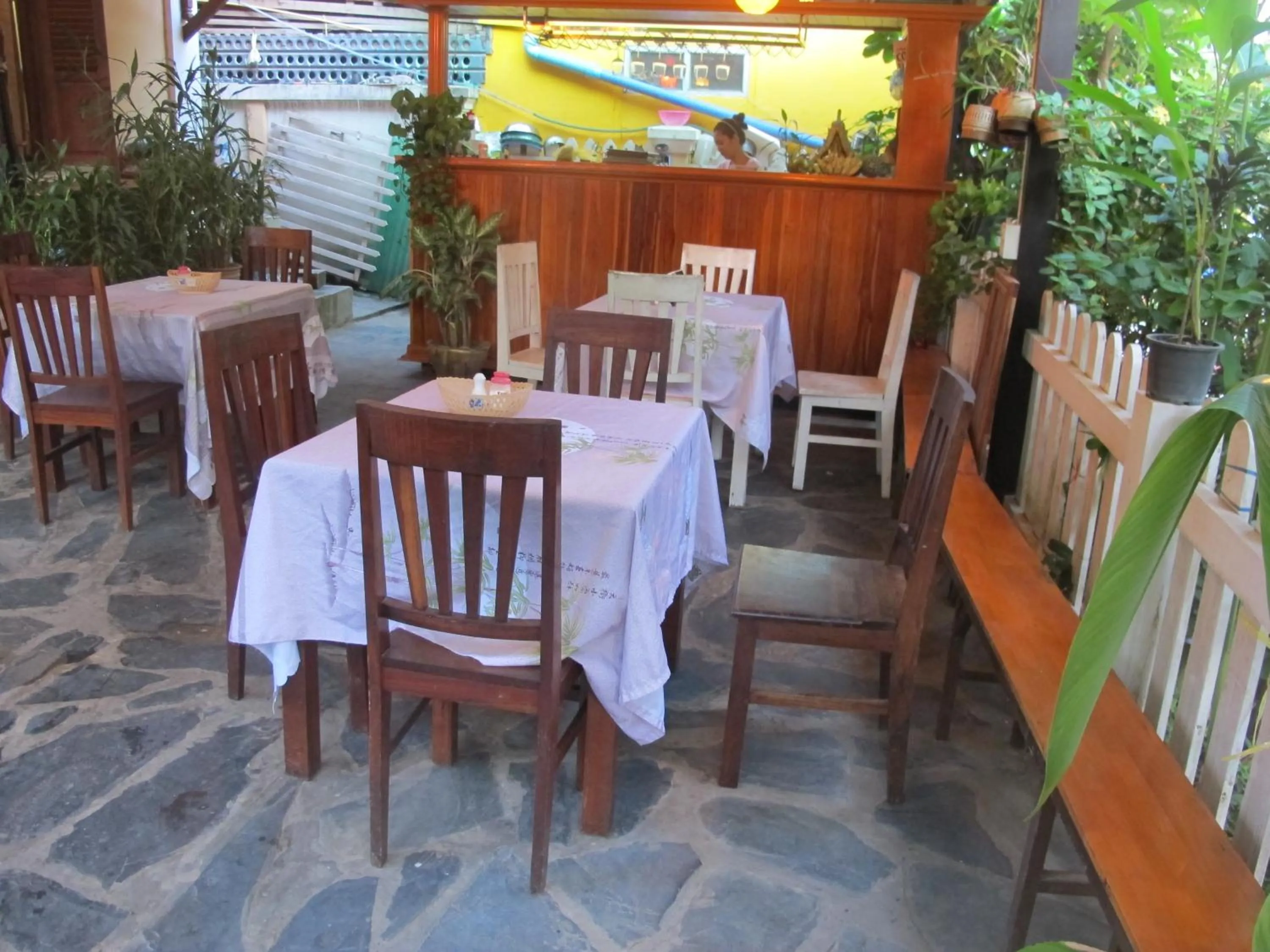 Communal kitchen in Golden Lotus Place