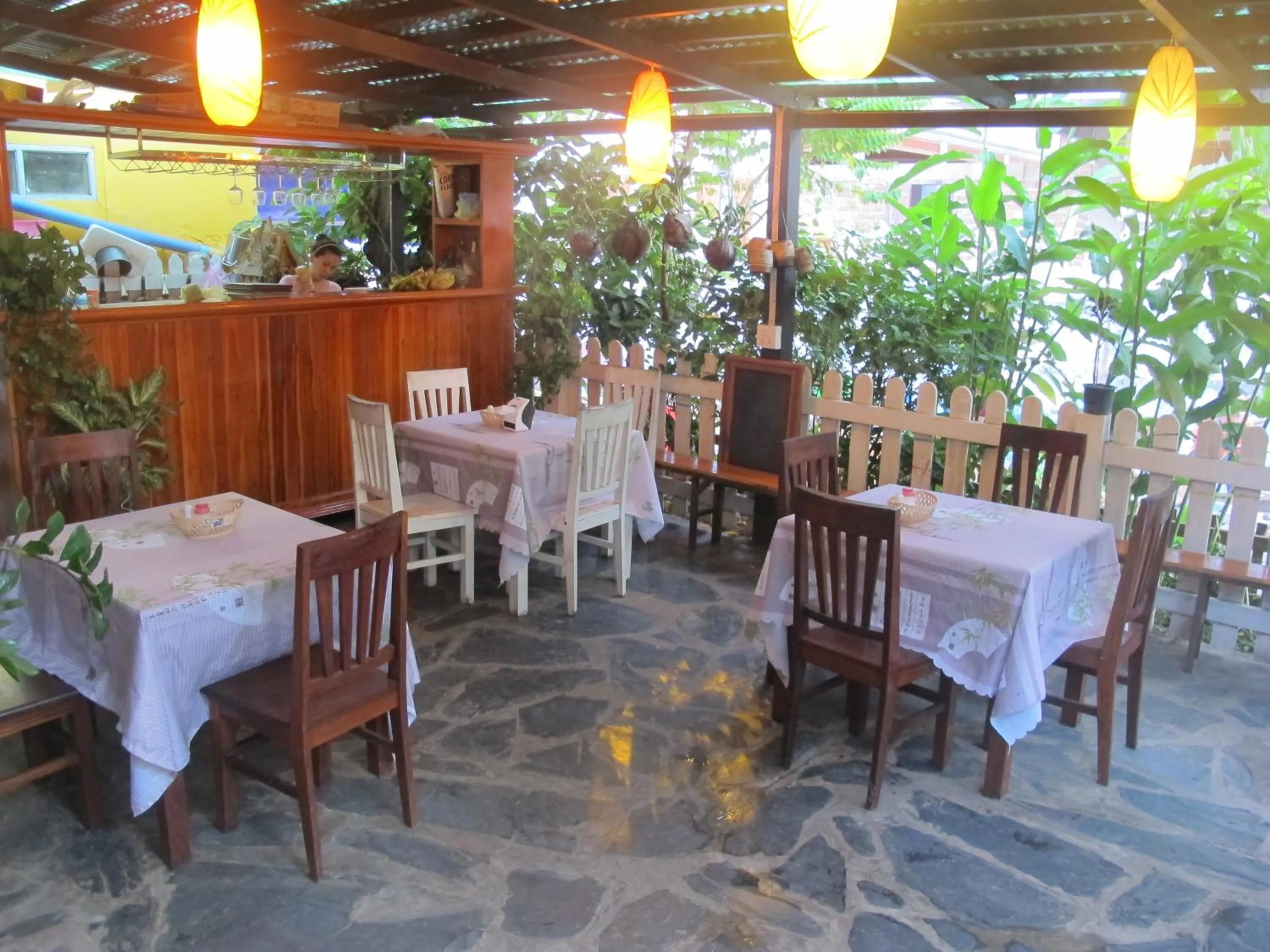 Communal kitchen in Golden Lotus Place