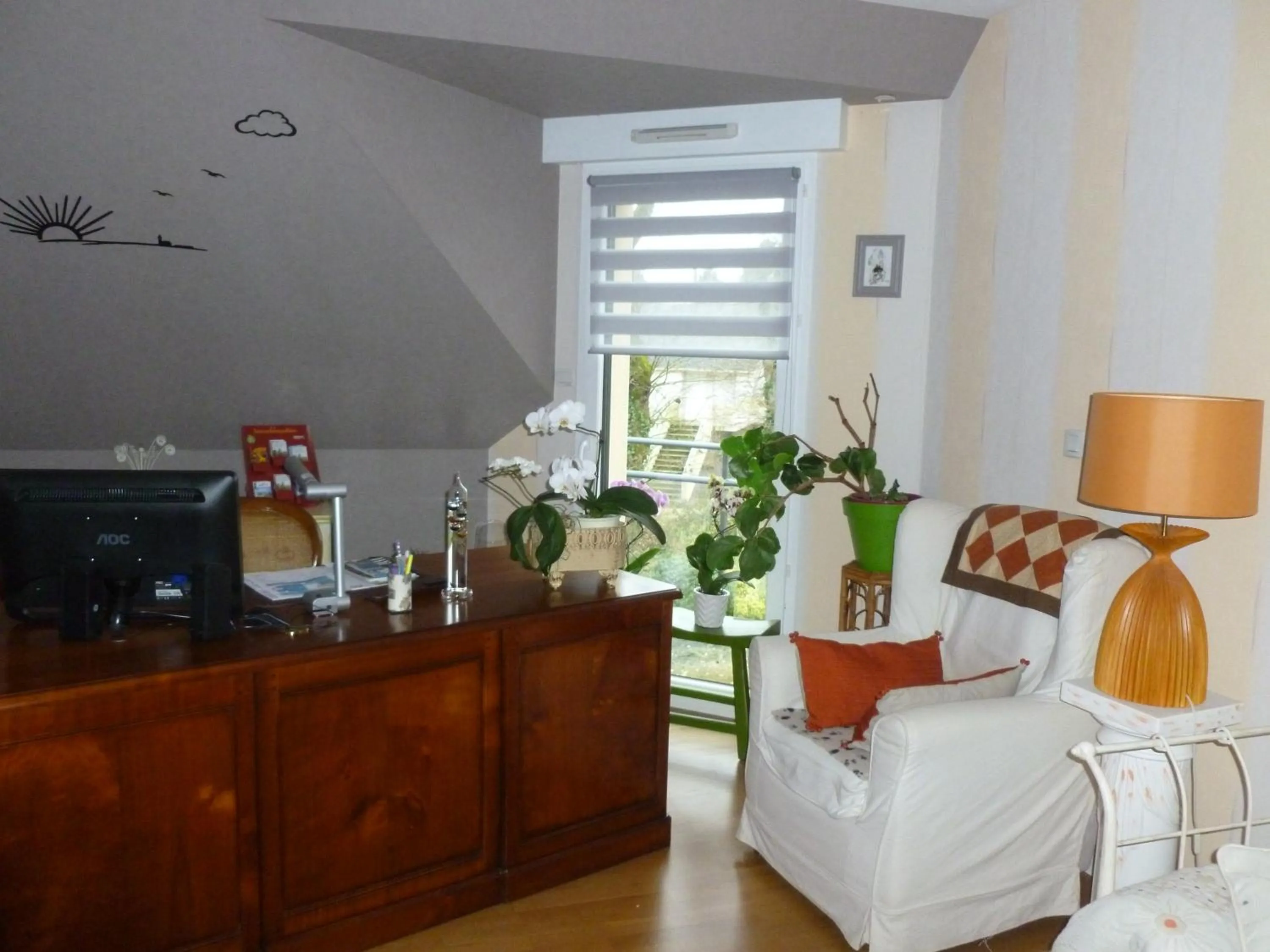 Garden view, Bed in Jardin du Levant