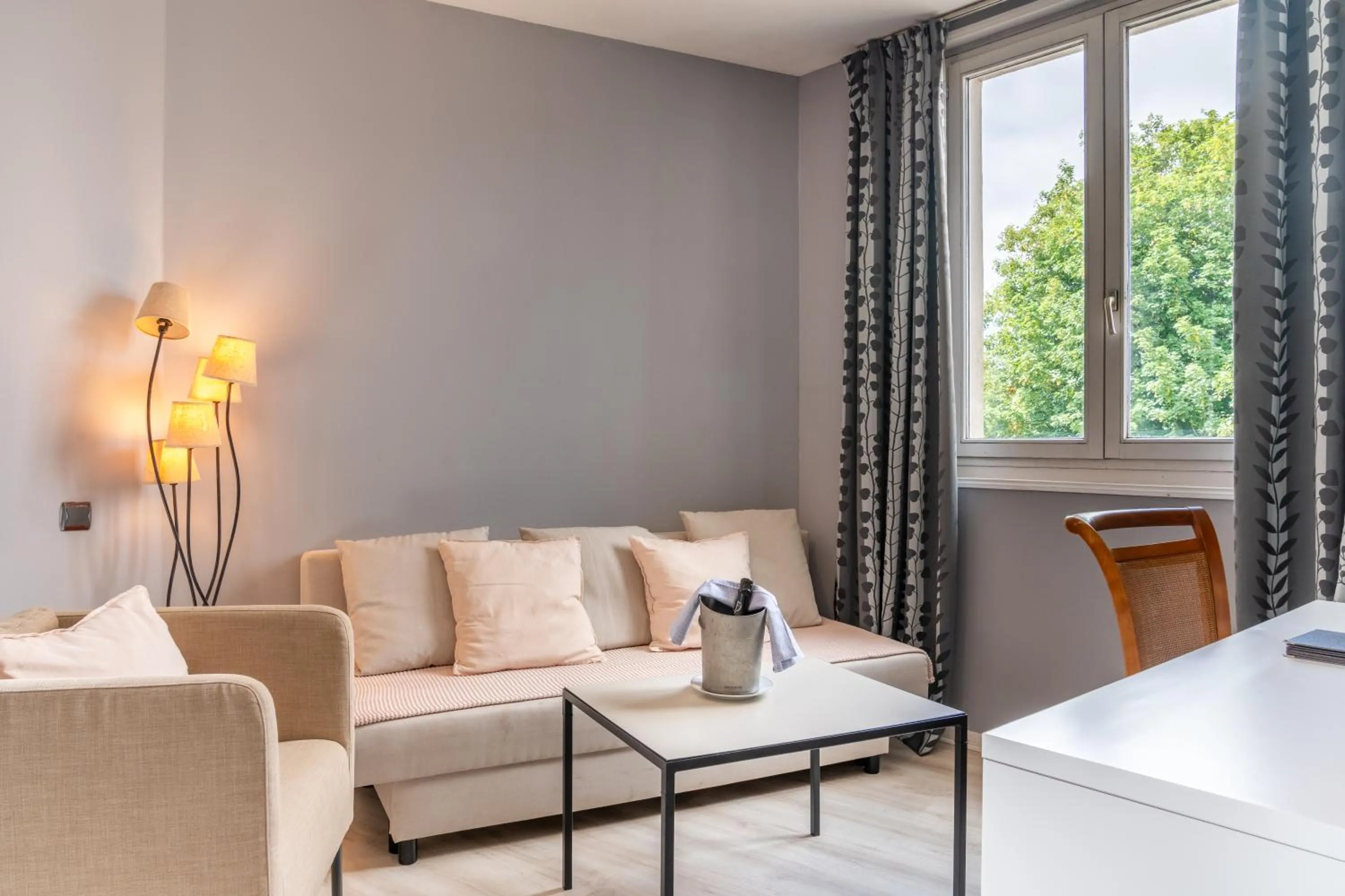 Living room in Logis Auberge Saint Thégonnec & son Restaurant