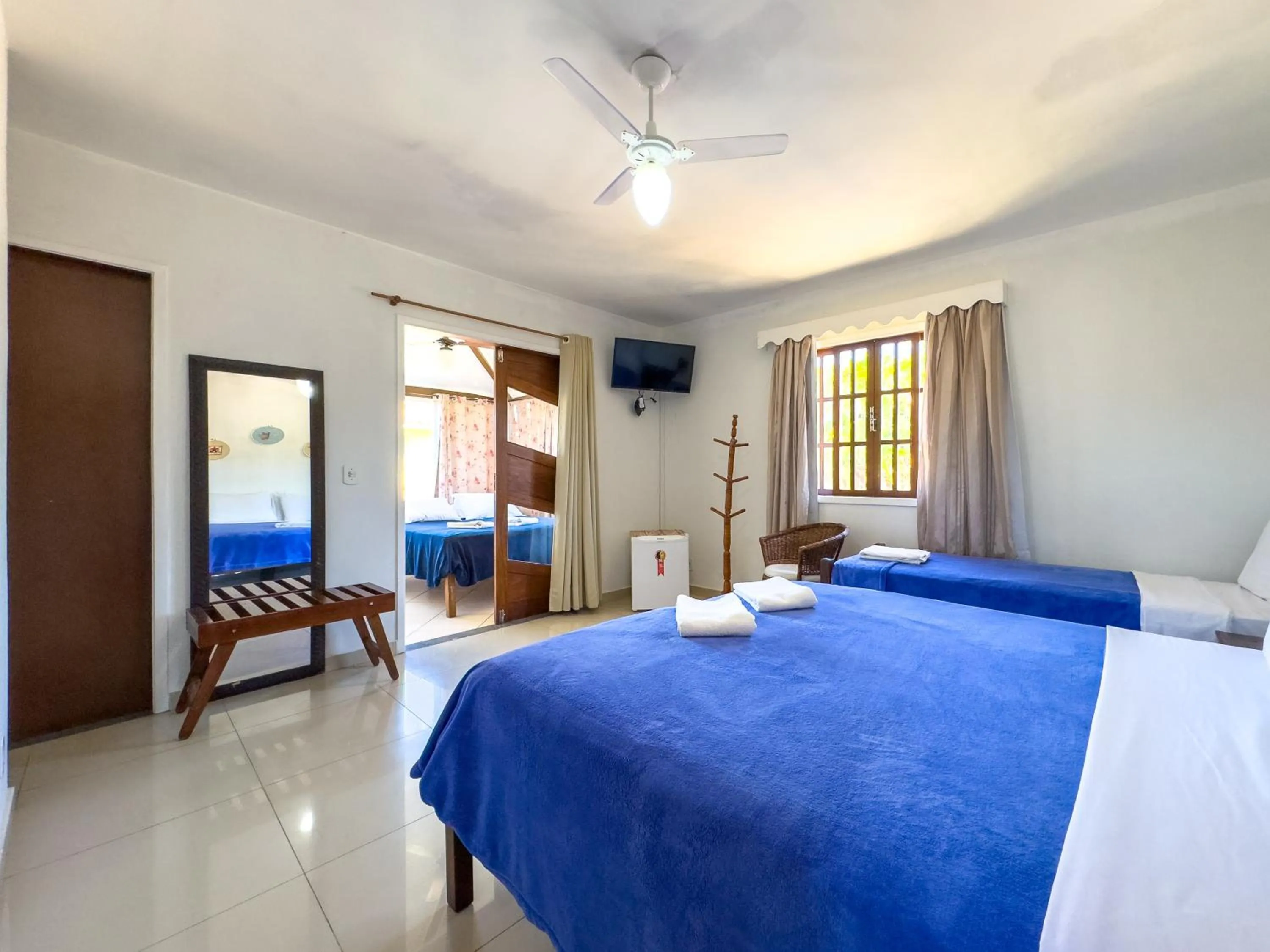 Bed in Pousada Sonho de Geribá