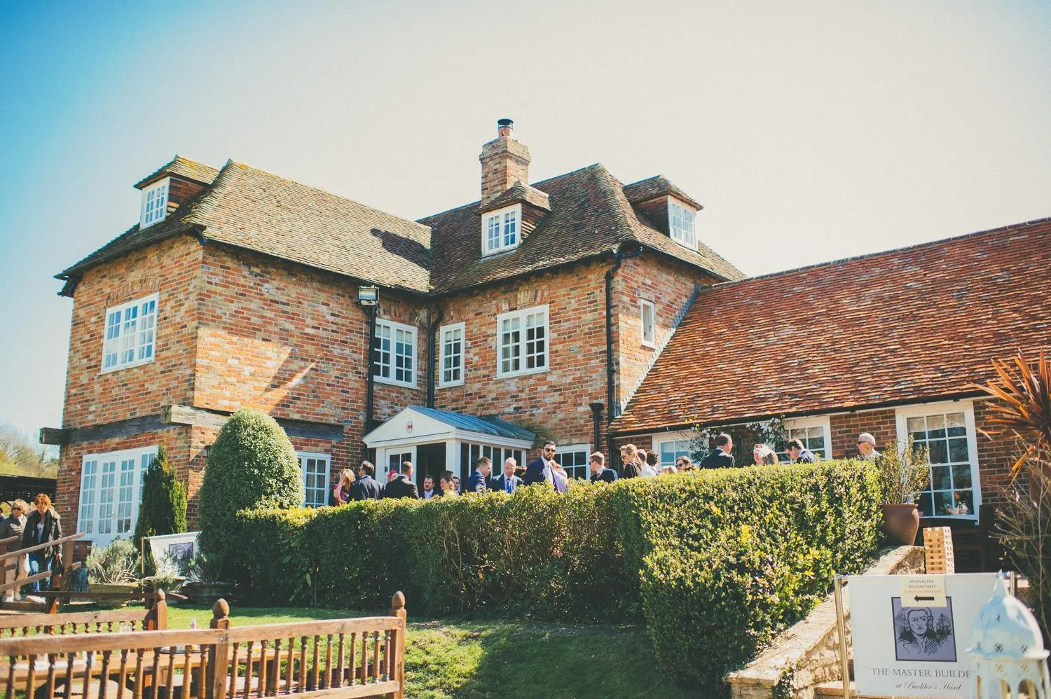Patio in Master Builder's House Hotel