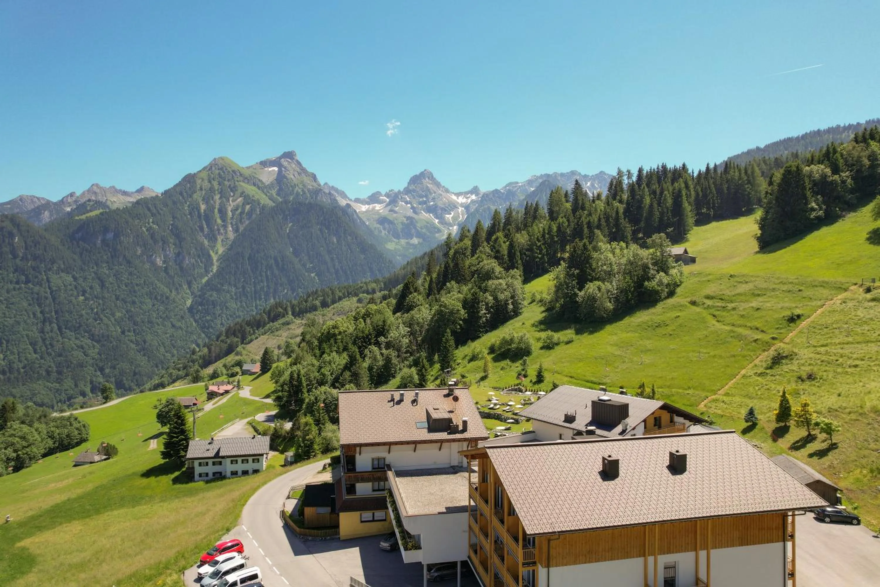 Bird's eye view in Alpinresort Schillerkopf