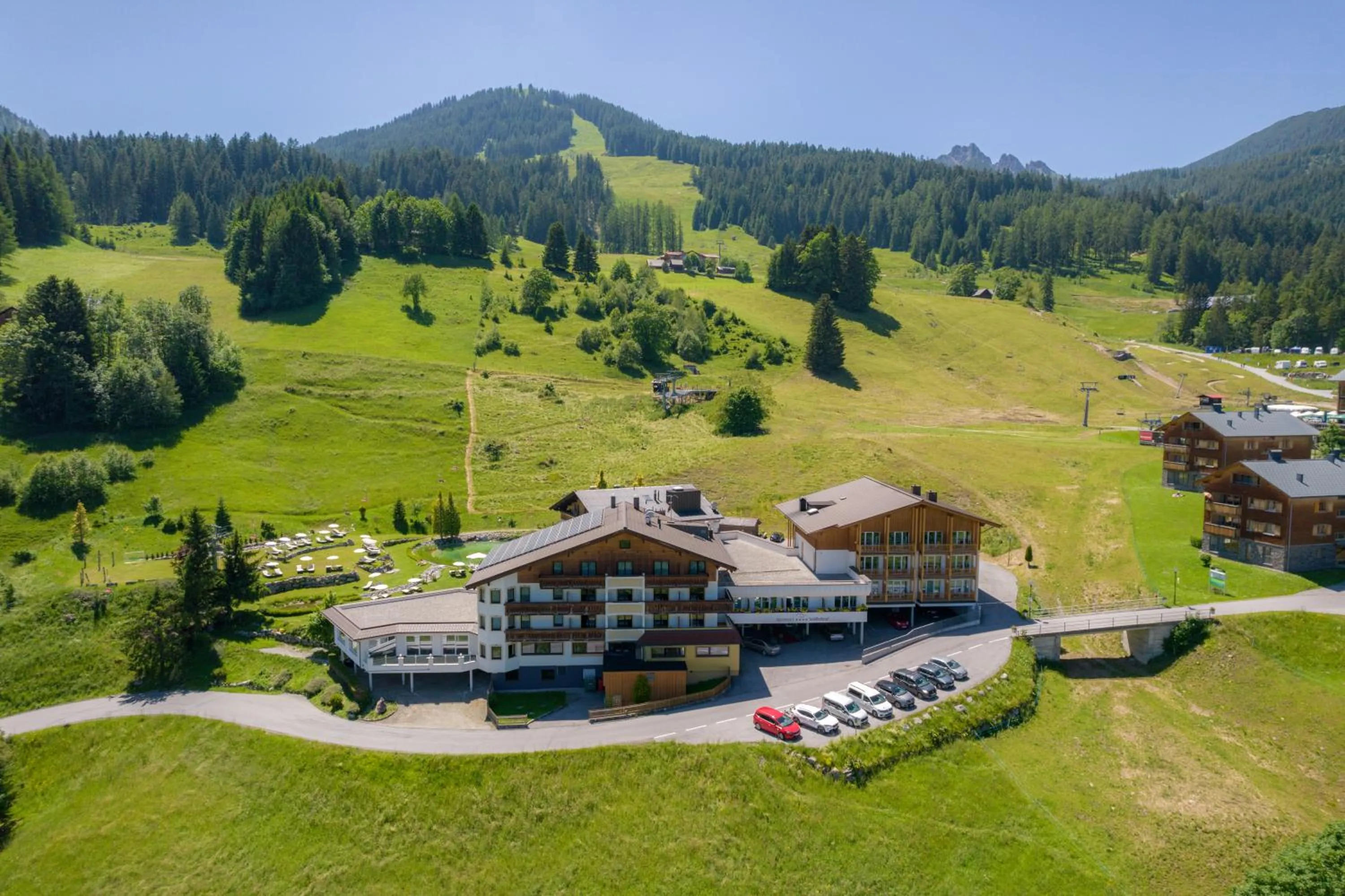 Bird's eye view in Alpinresort Schillerkopf