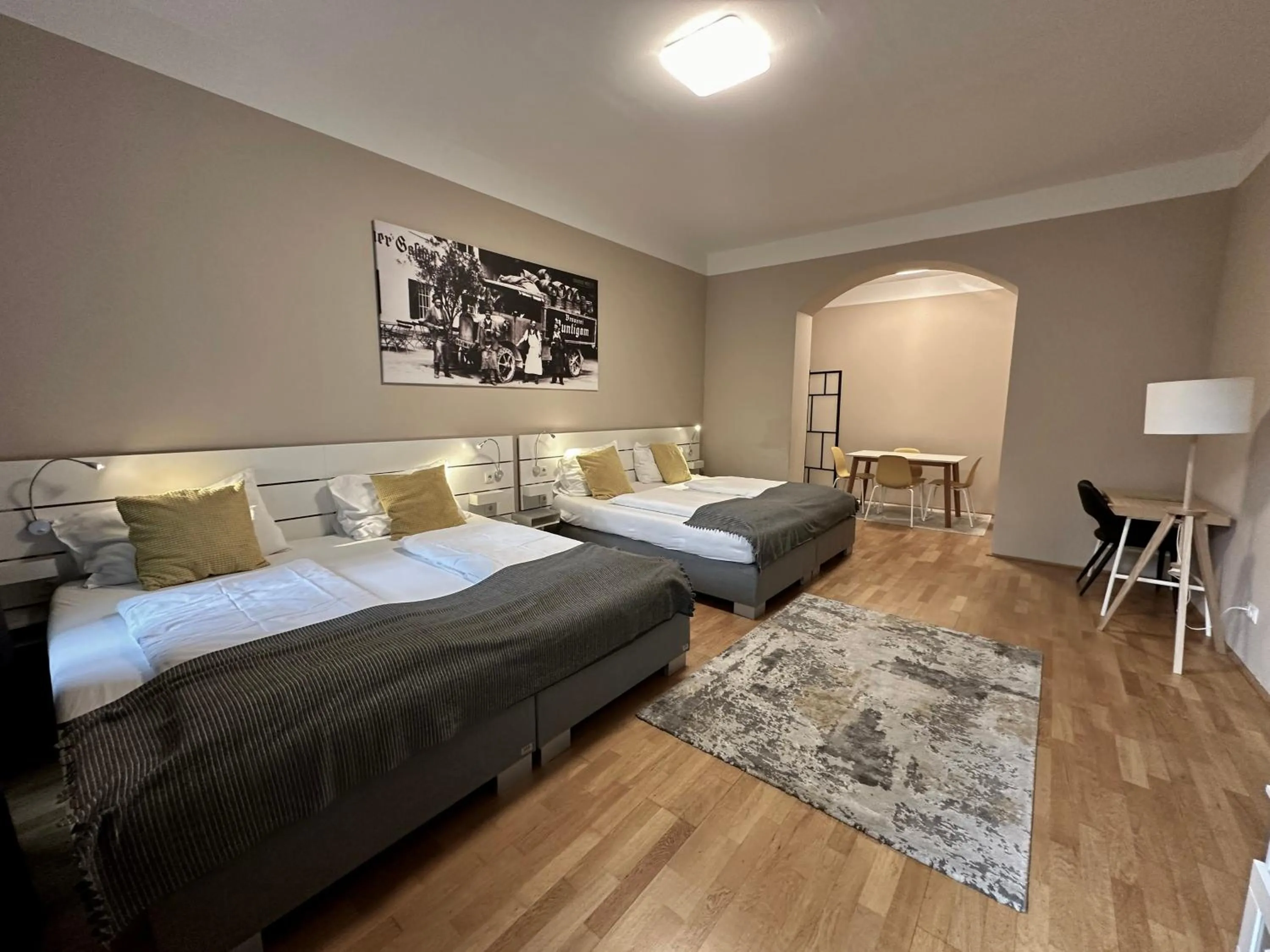 Bed in Hotel Brauhof Wien