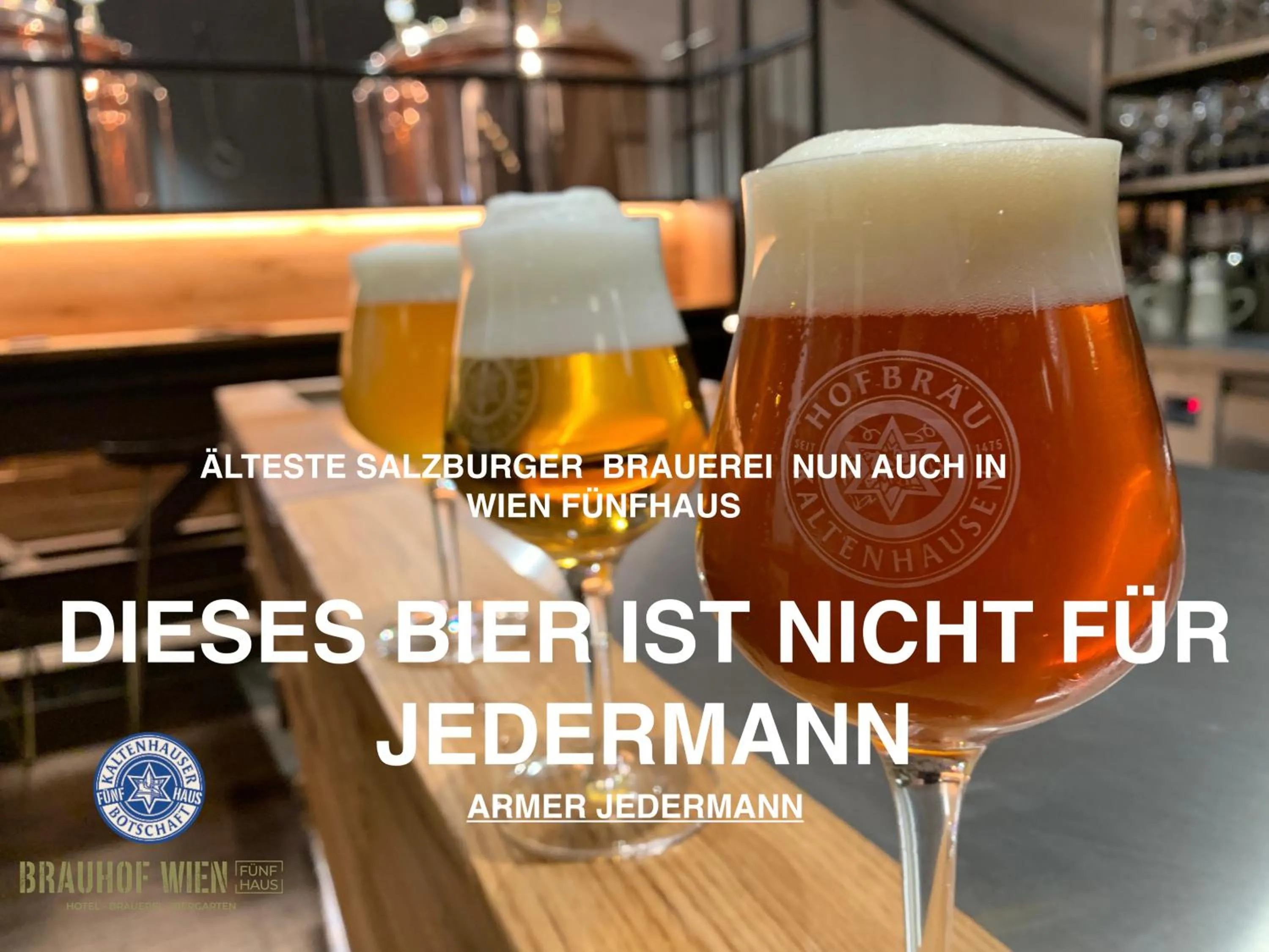 Food and drinks in Hotel Brauhof Wien