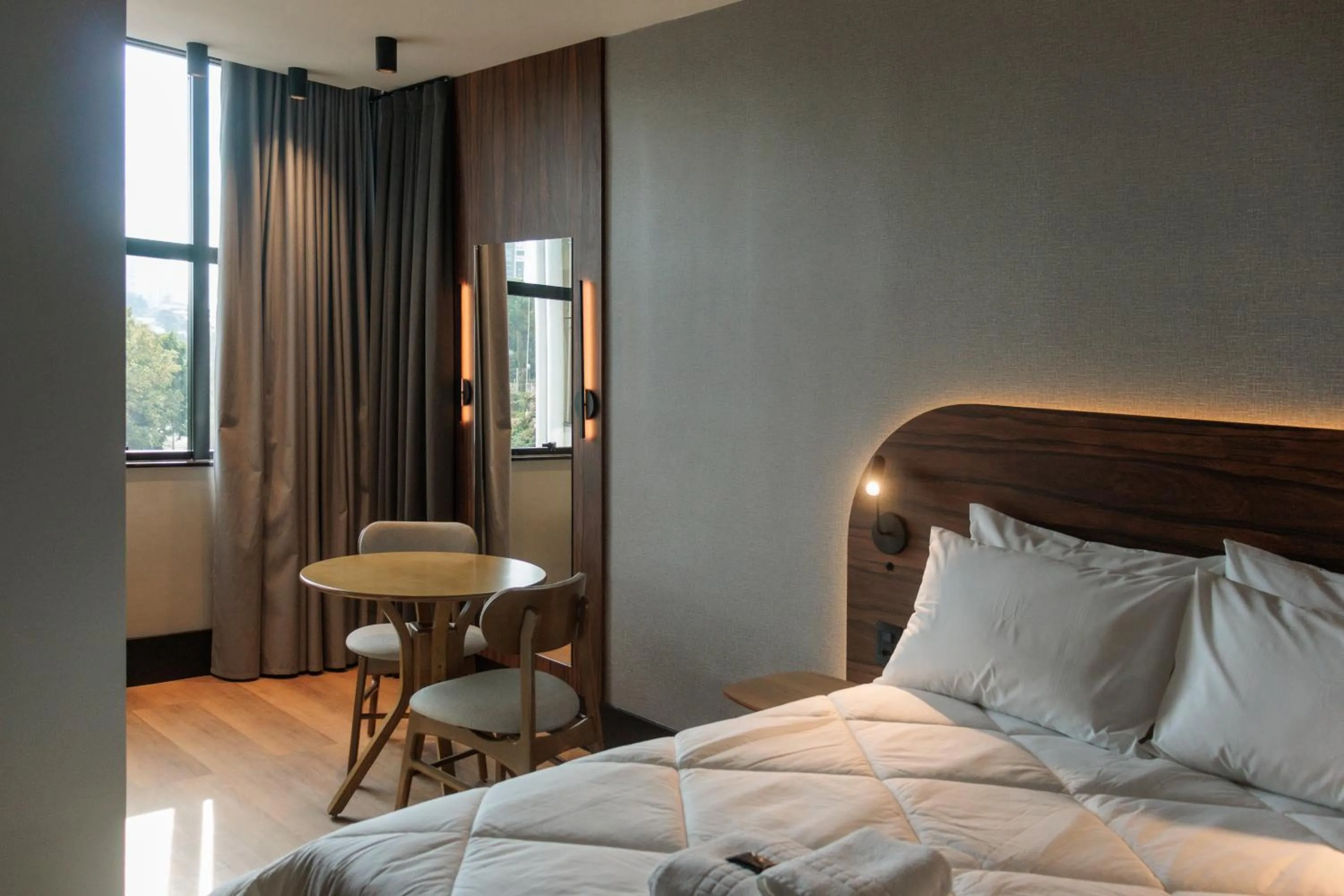 Bed in Zallon Hotel Executivo