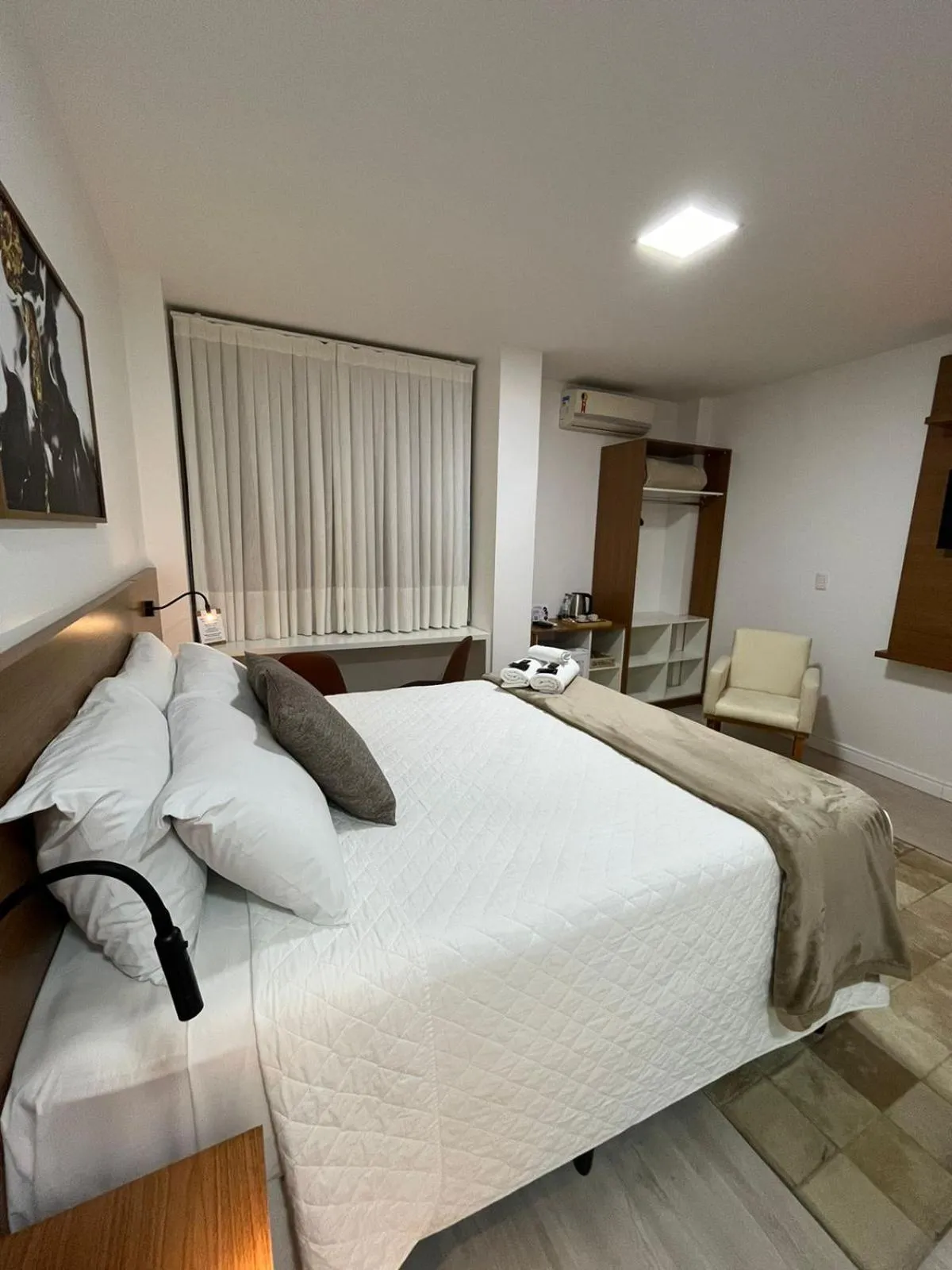 Bed in Zallon Hotel Executivo