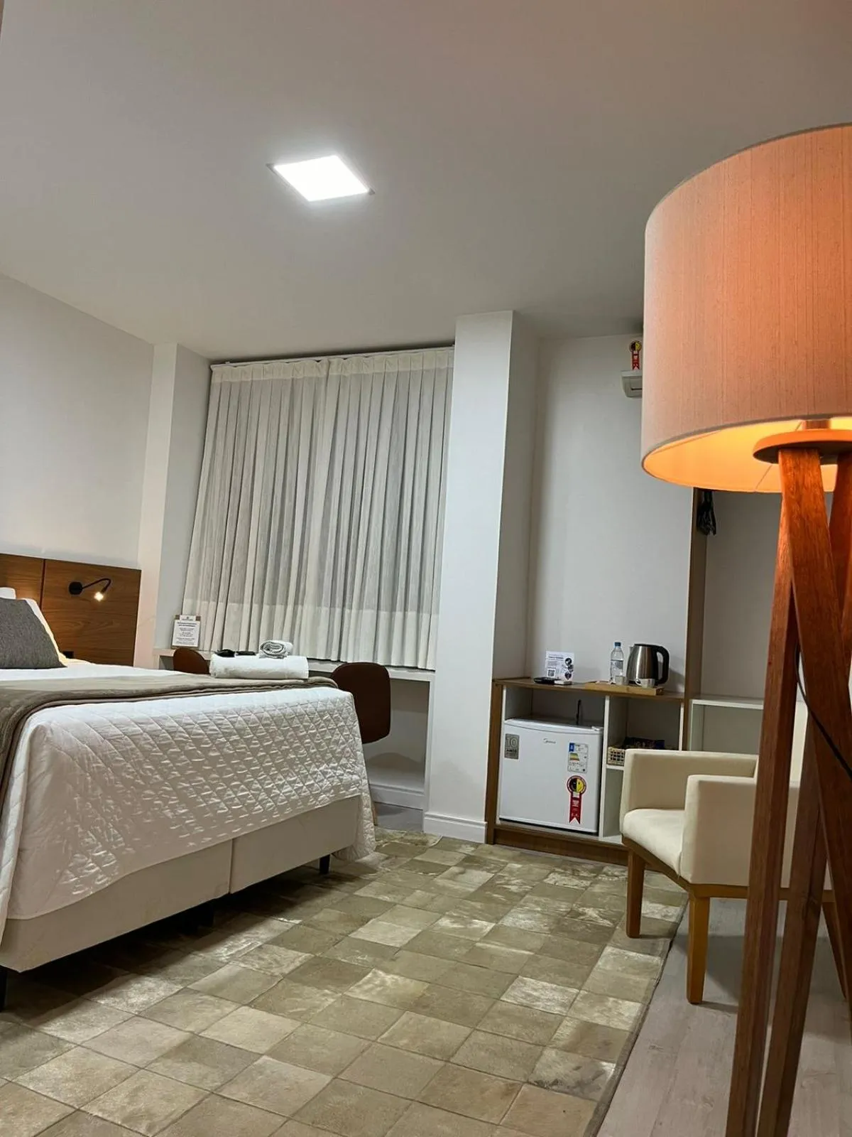 Bed in Zallon Hotel Executivo