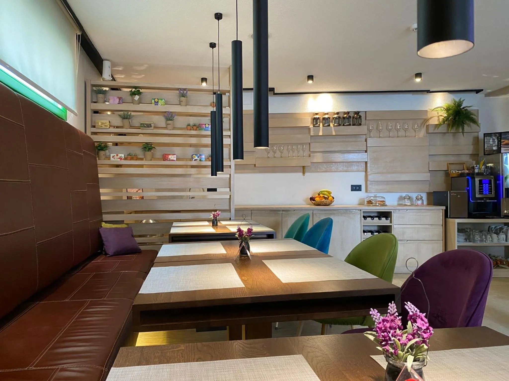 Seating area in Hotel Boss