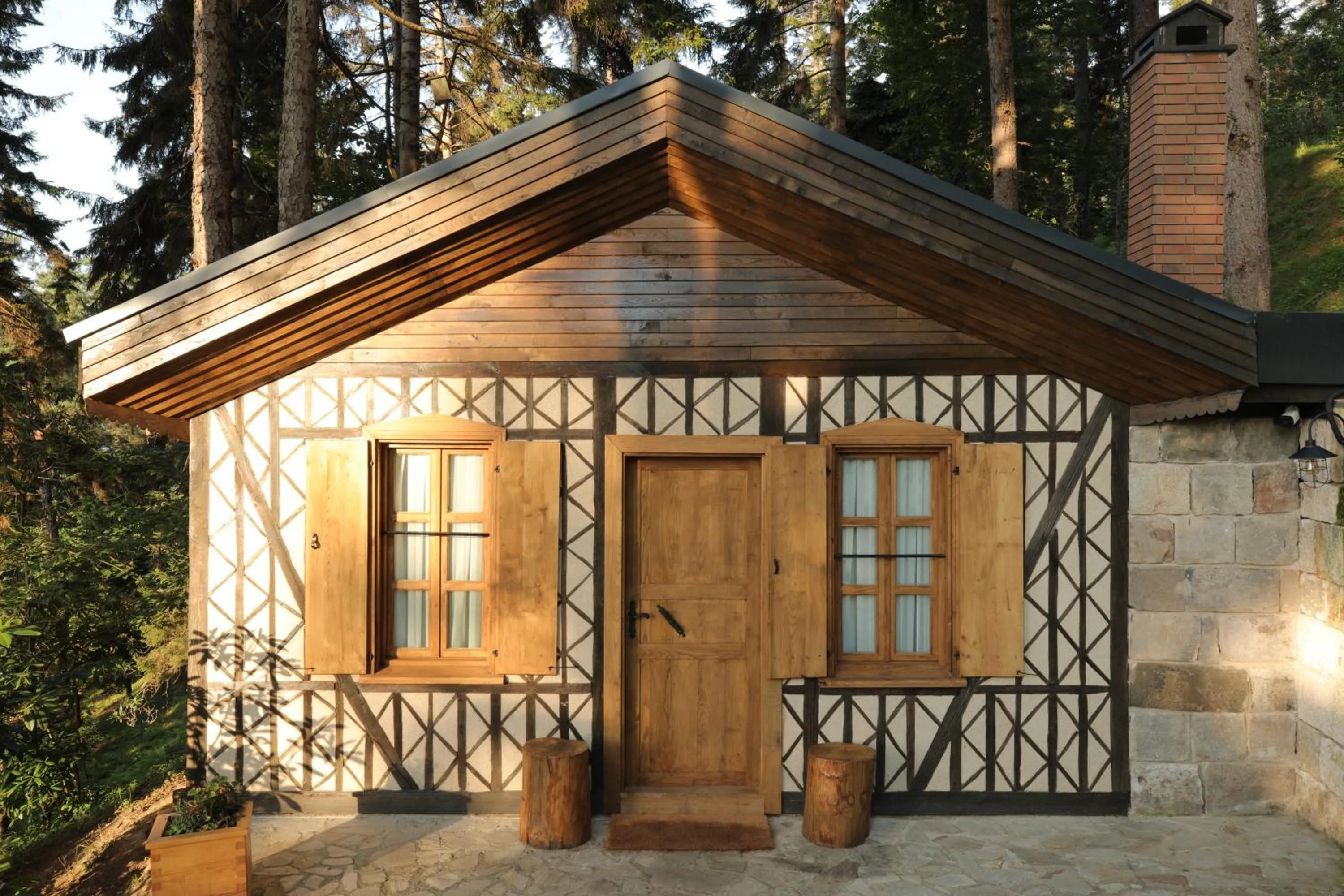 Property building in Hancioglu Orman Evleri & Hotel