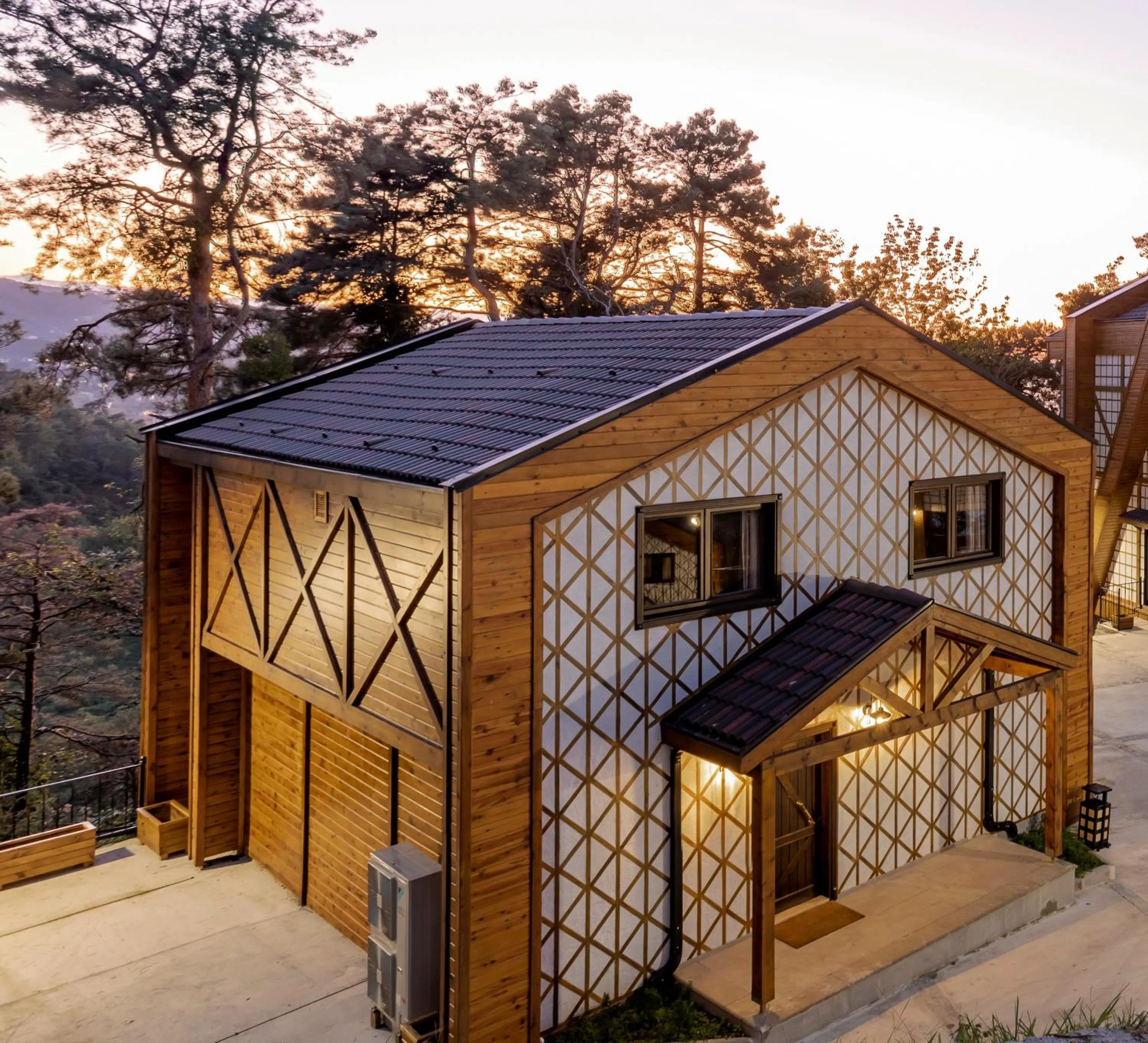 Property building in Hancioglu Orman Evleri & Hotel