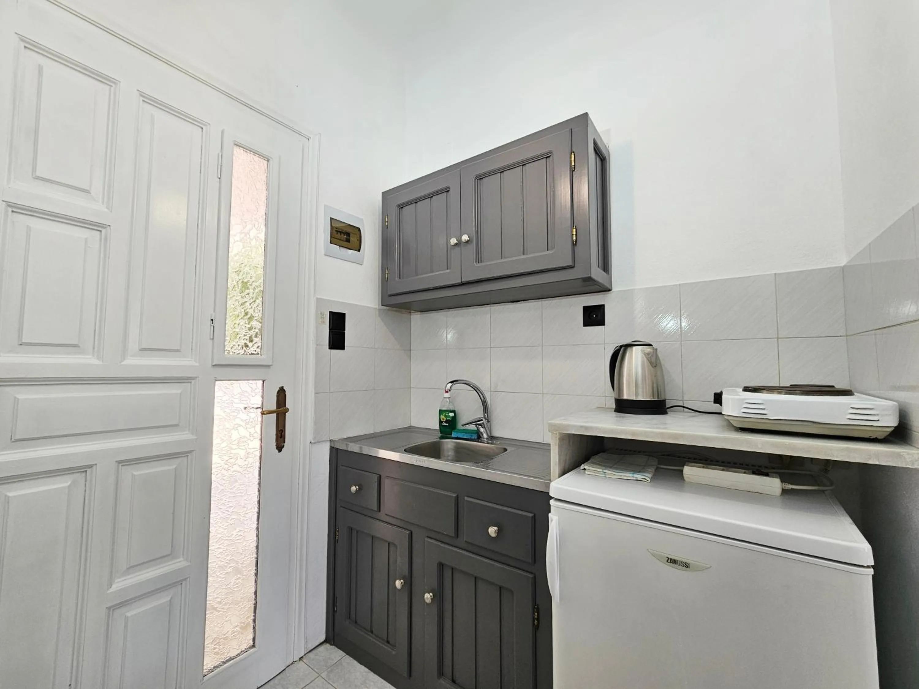 Kitchen or kitchenette in Pavlis Studios Kampos