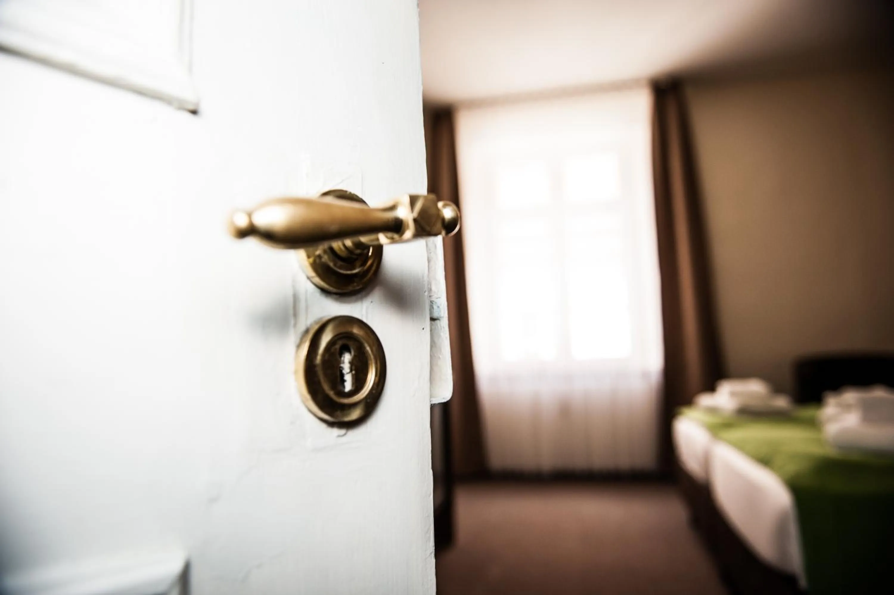 Decorative detail, Bed in Hotel Adler