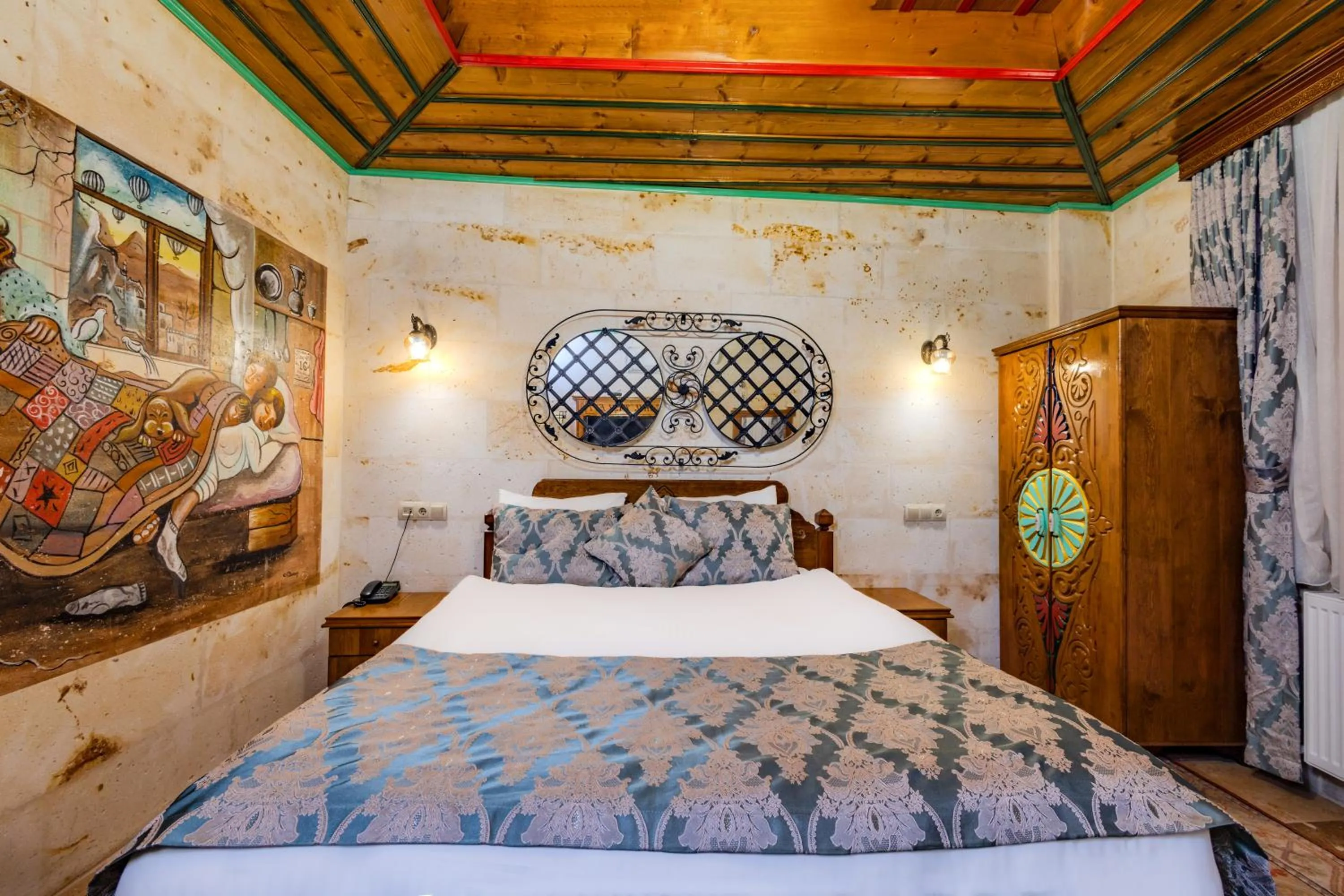 Bed in Çakıltaşı Evi Otel Spa