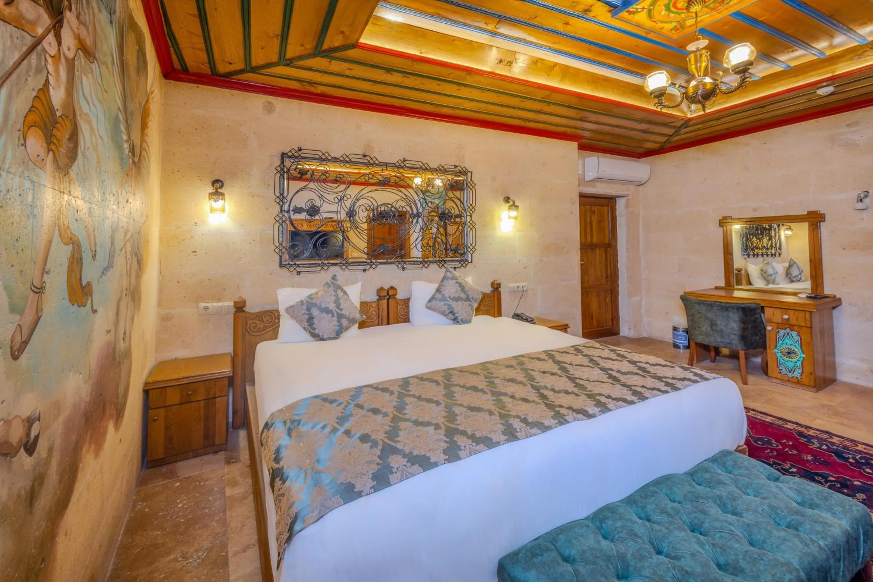 Bedroom, Bed in Çakıltaşı Evi Otel Spa